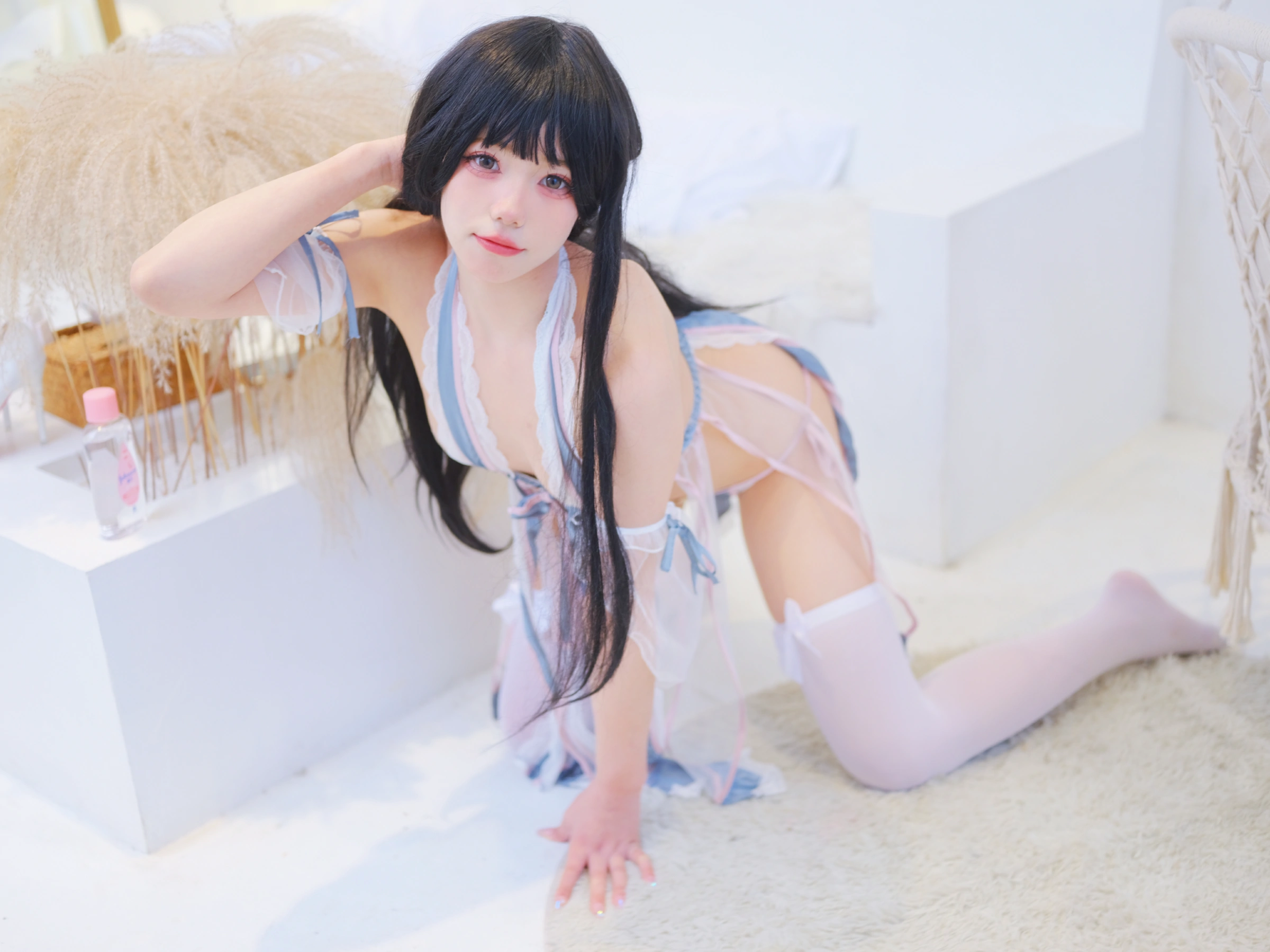 黏黏团子兔（咬一口兔娘） – 古风情趣三套 [26P]