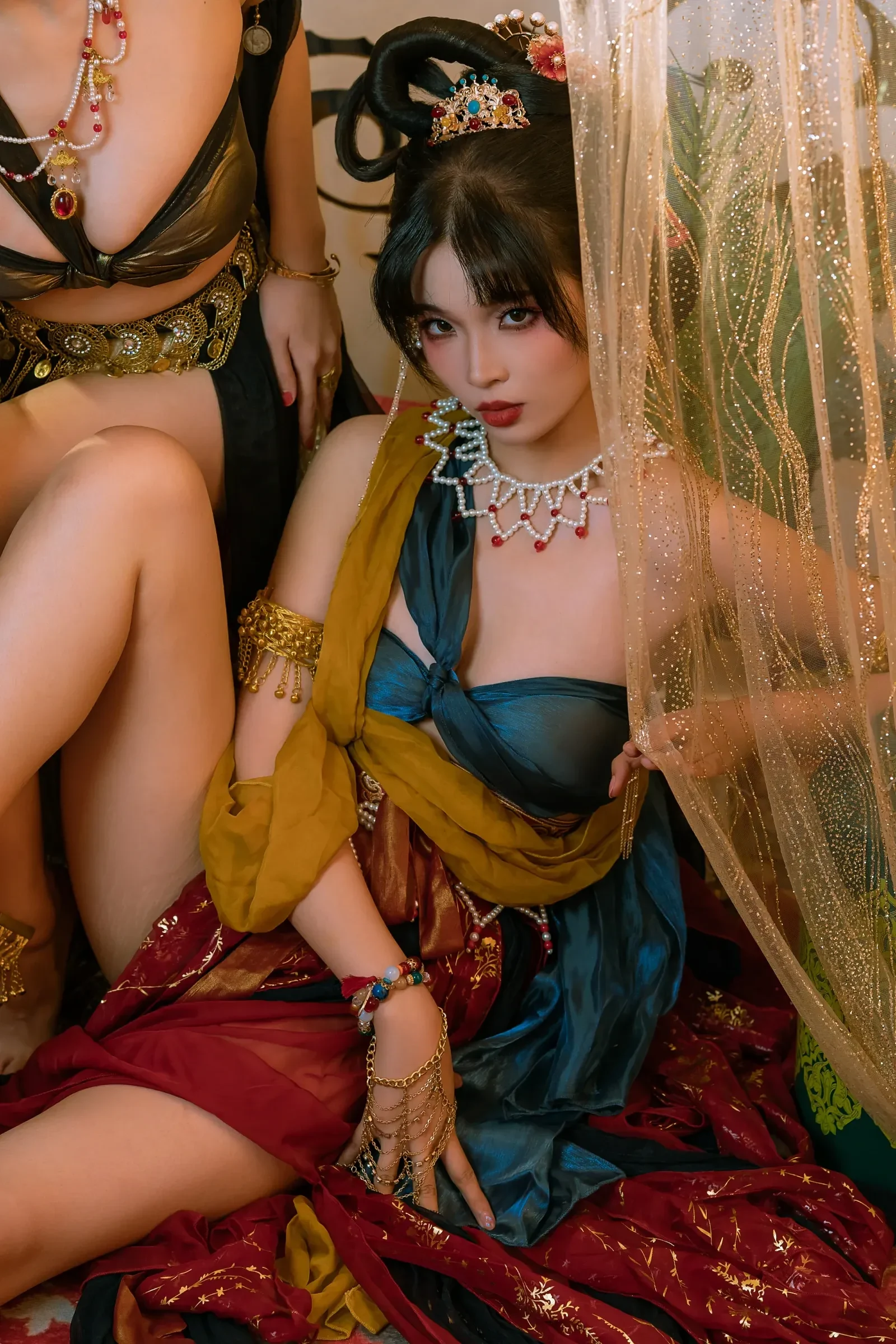 云溪溪&轩萧学姐 – 古风敦煌 [34P]