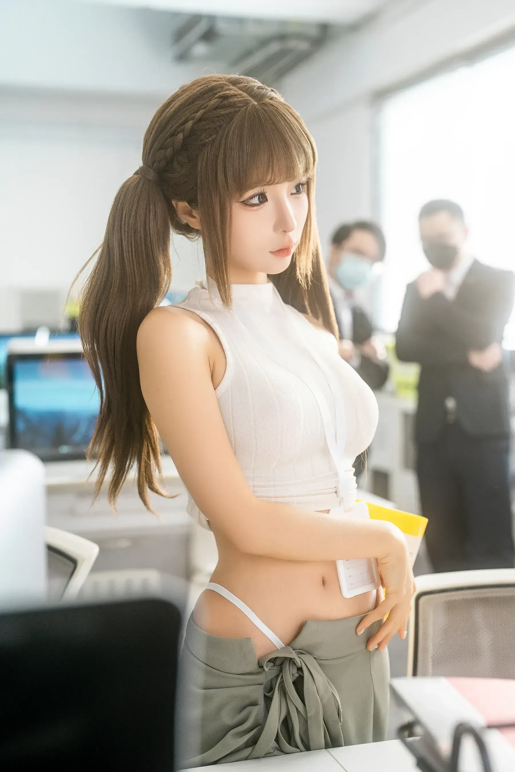 蠢沫沫 – 四月T3订阅《工作时间》[98P]