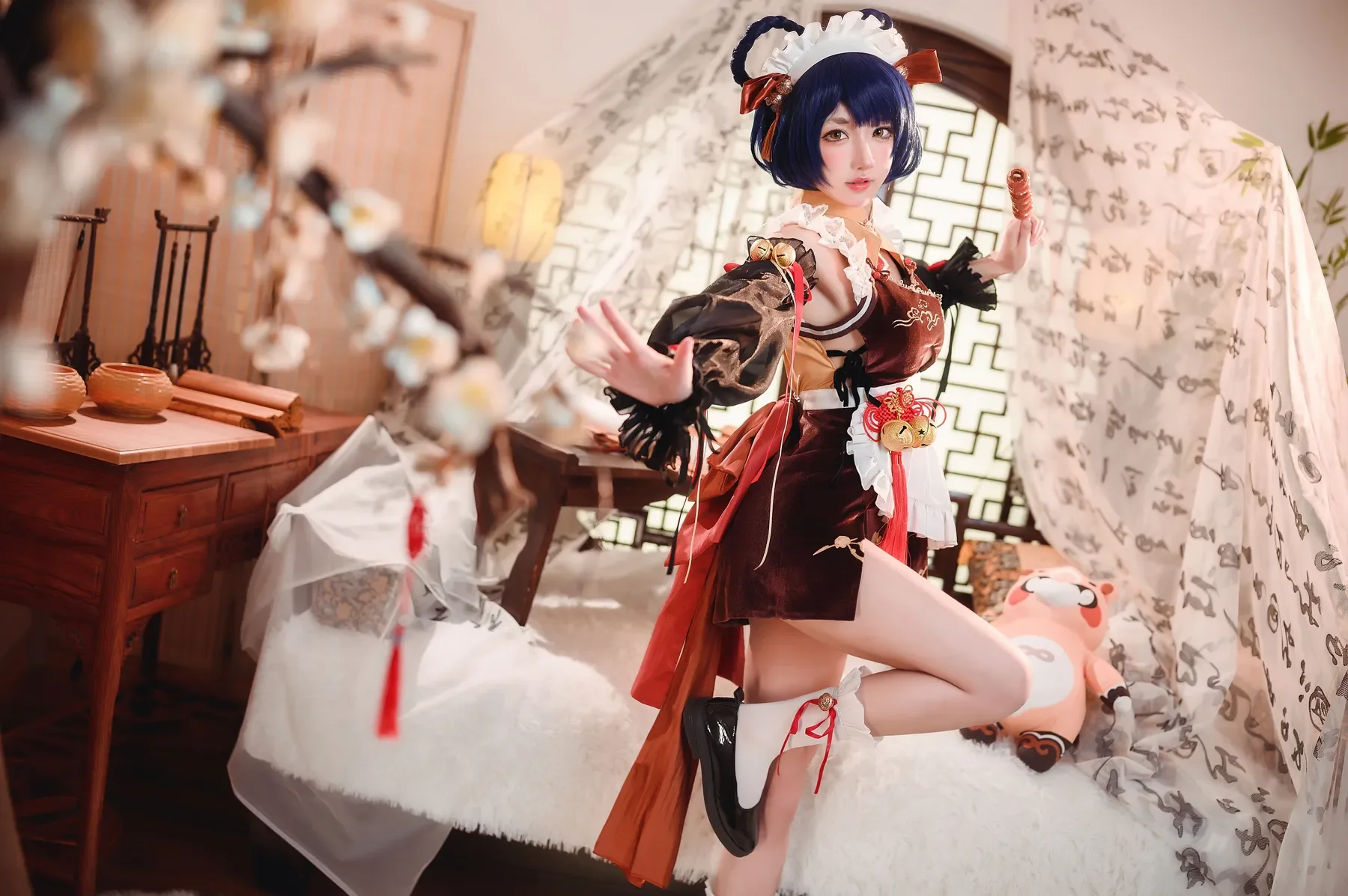 阿包也是兔娘 – 原神 香菱 [41P]