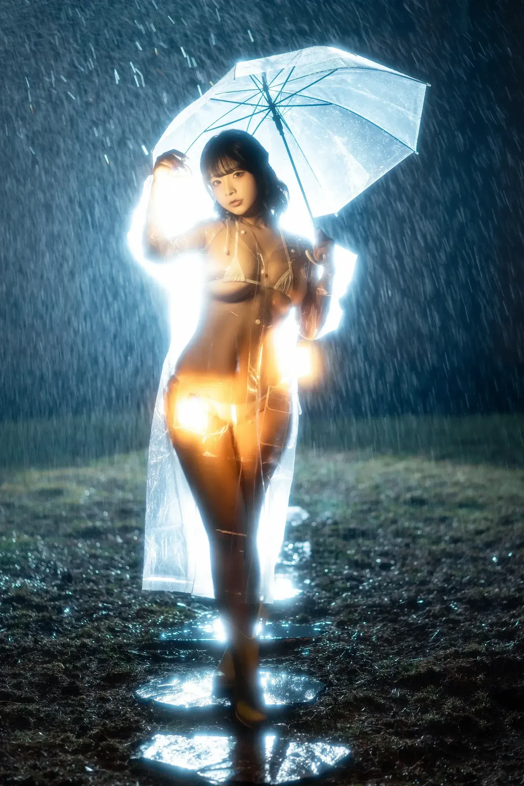 yuuhui玉汇 – 雨夜独舞 [100P]