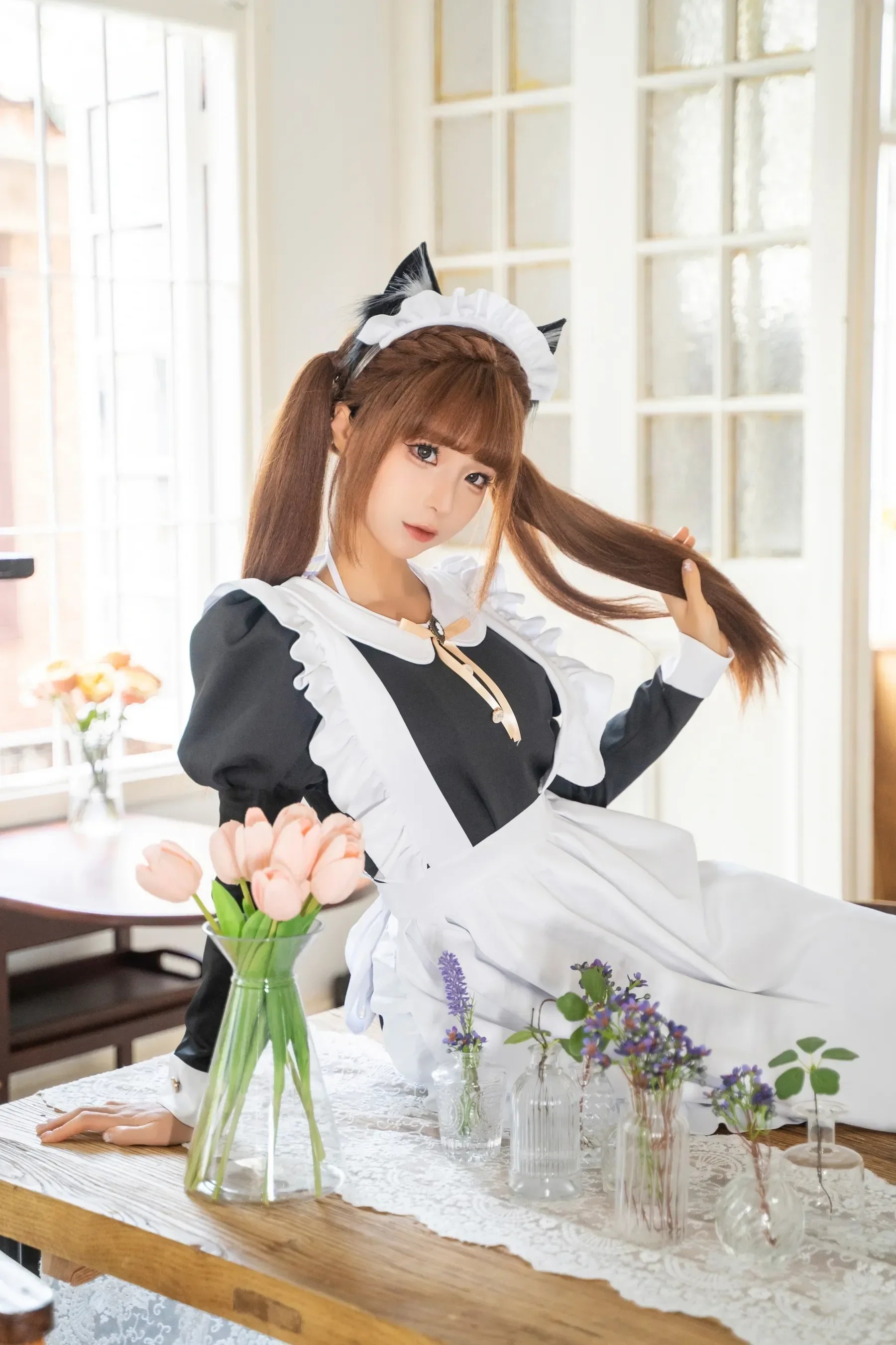 蠢沫沫 – 私人女仆 [65P]