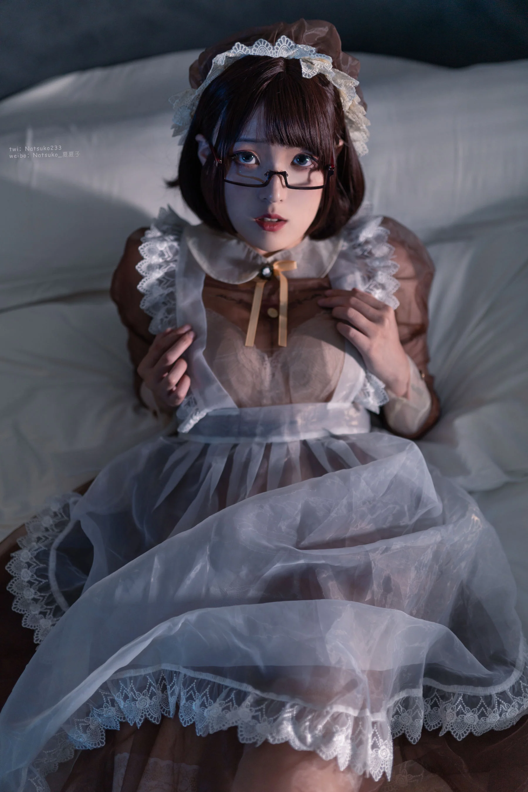 Natsuko夏夏子 – 透明女仆 [75P]