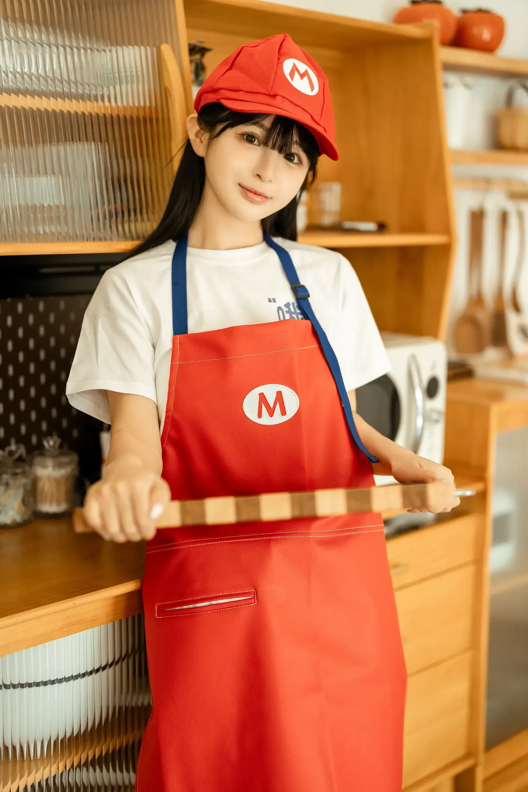 桜井宁宁 – 马里奥围裙 [50P]