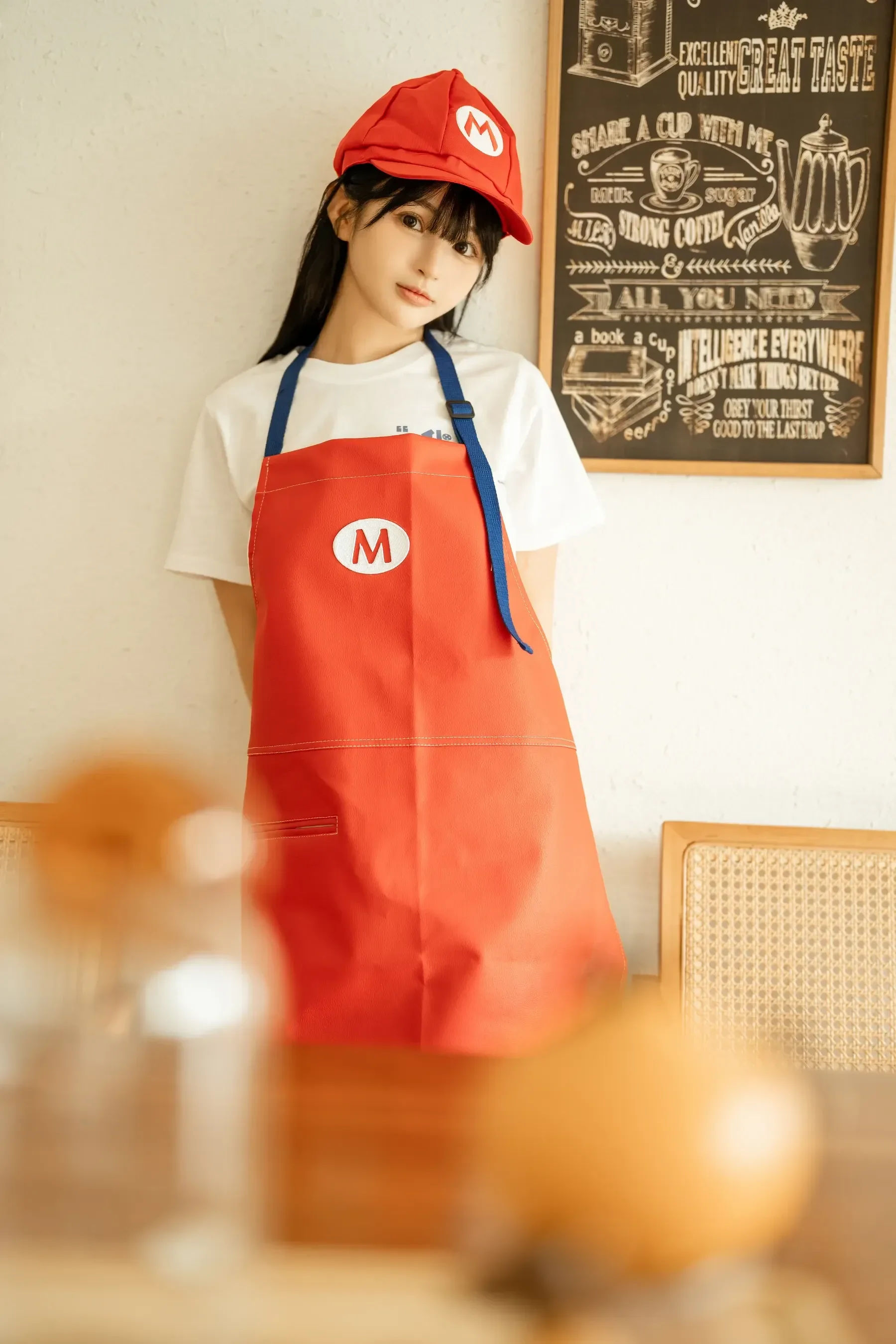 桜井宁宁 – 马里奥围裙 [50P]