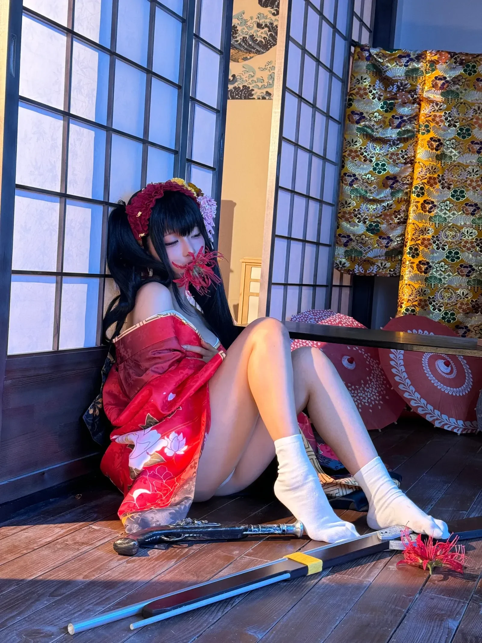 蠢沫沫 – 狂三和服 · 花絮 [110P]