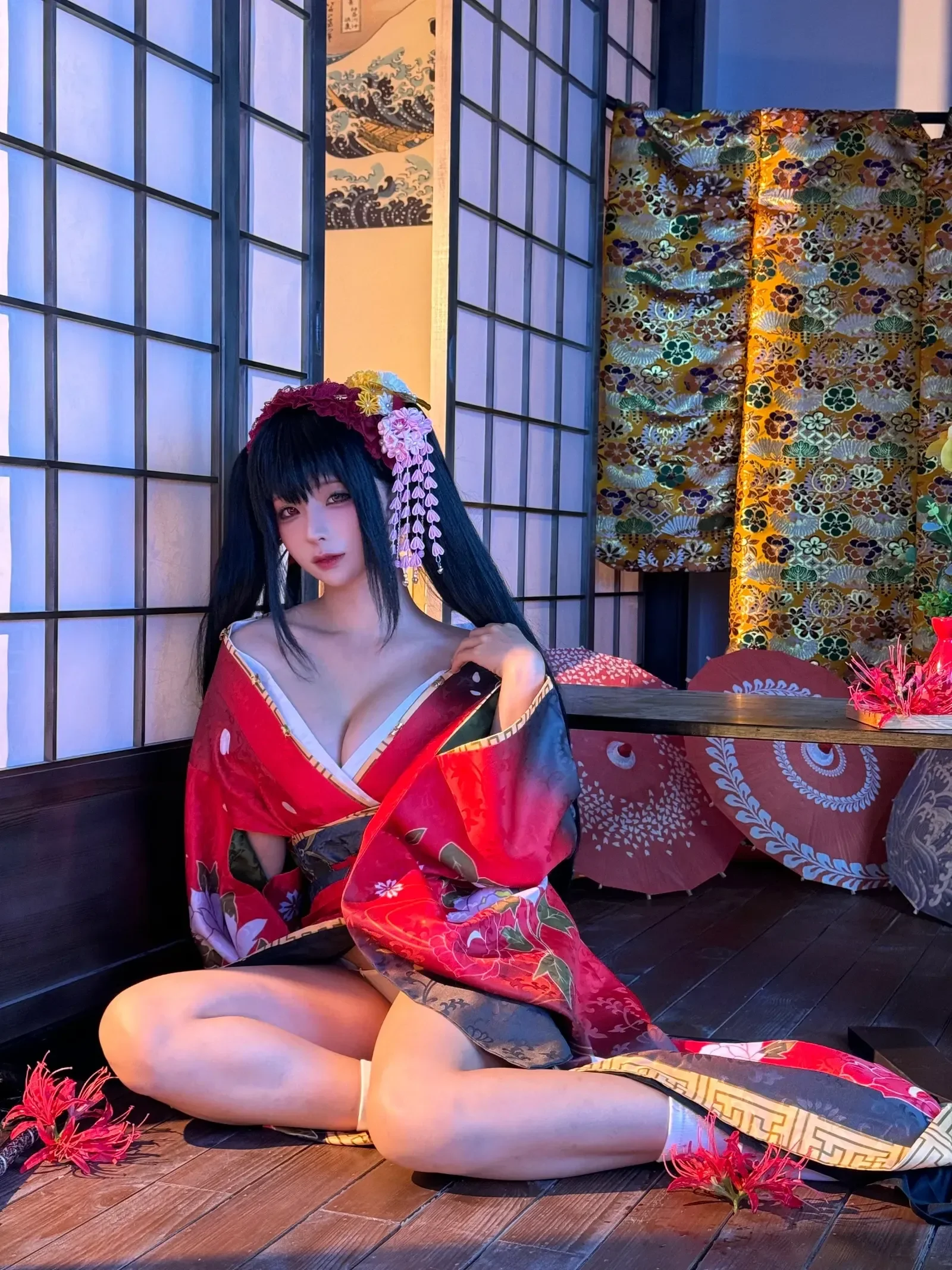 蠢沫沫 – 狂三和服 · 花絮 [110P]