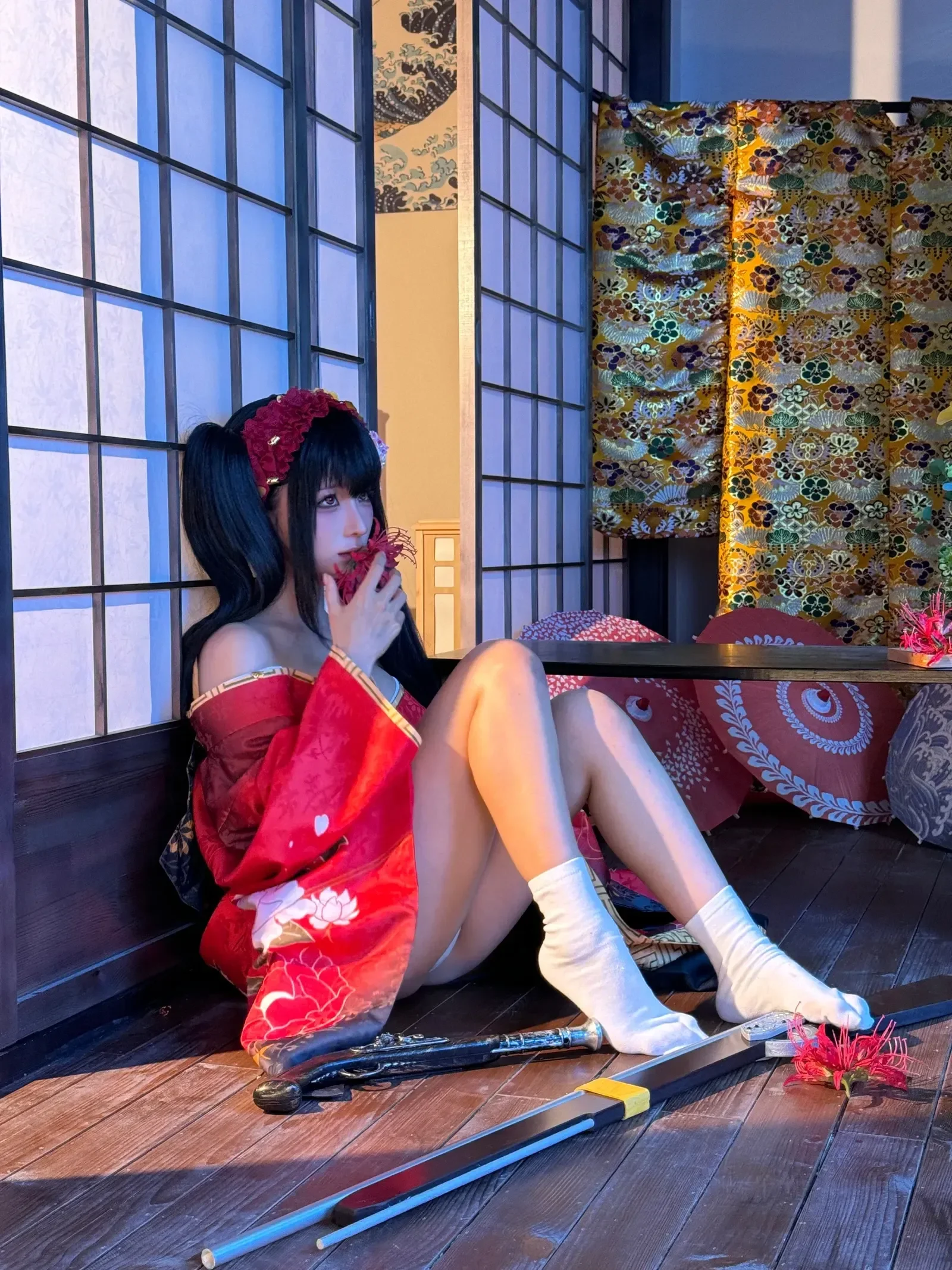 蠢沫沫 – 狂三和服 · 花絮 [110P]