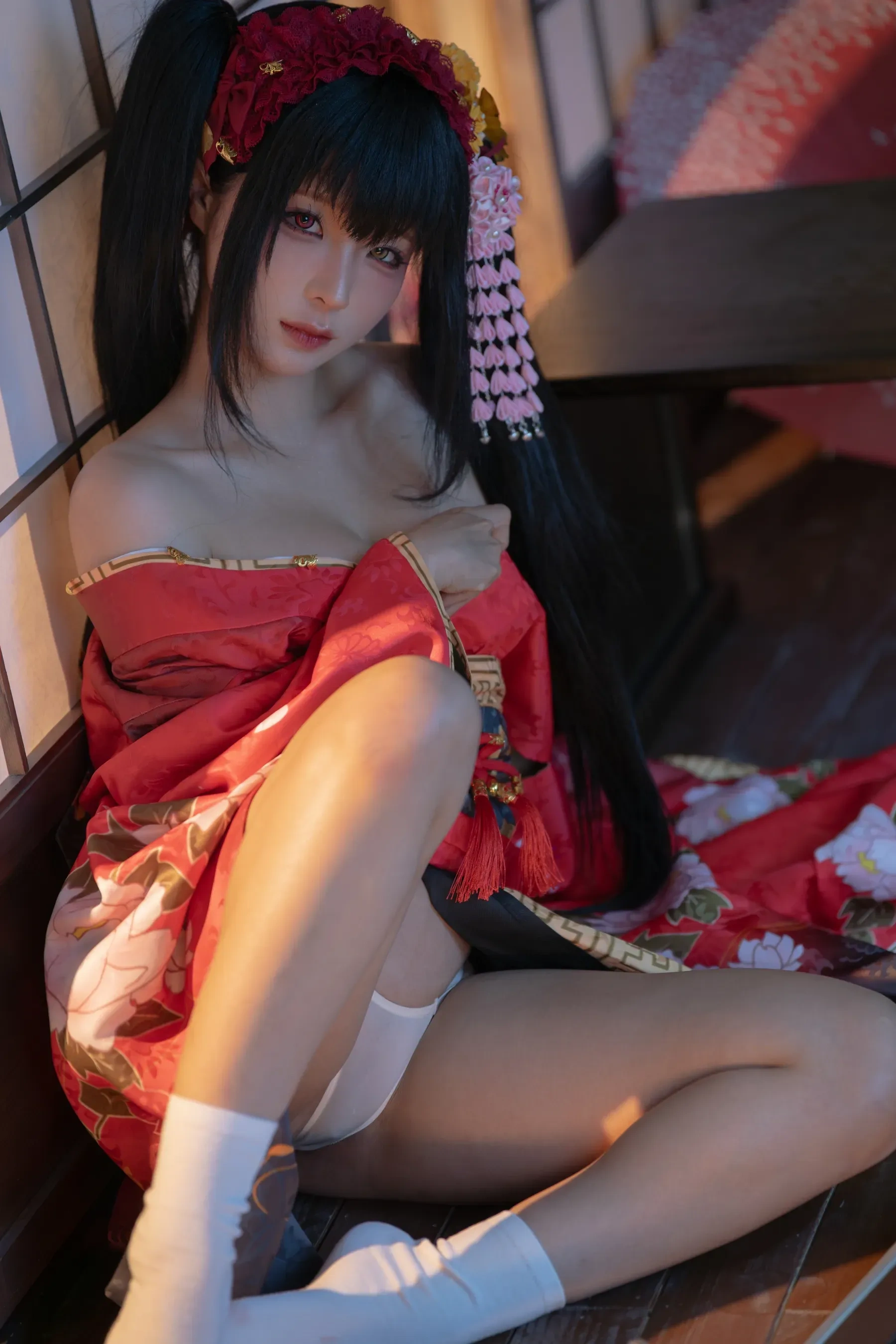 蠢沫沫 – 狂三和服 · 正片 [110P]