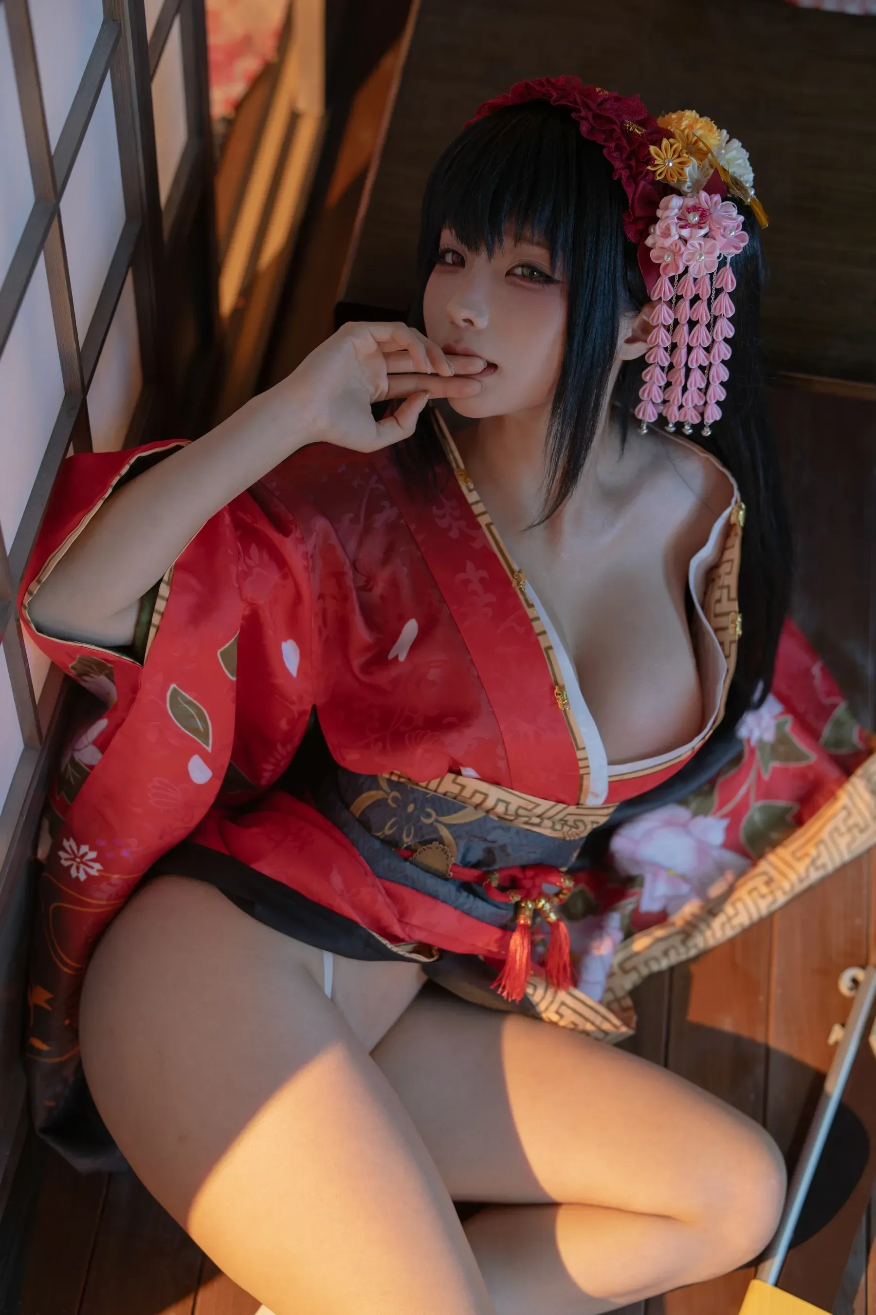 蠢沫沫 – 狂三和服 · 正片 [110P]