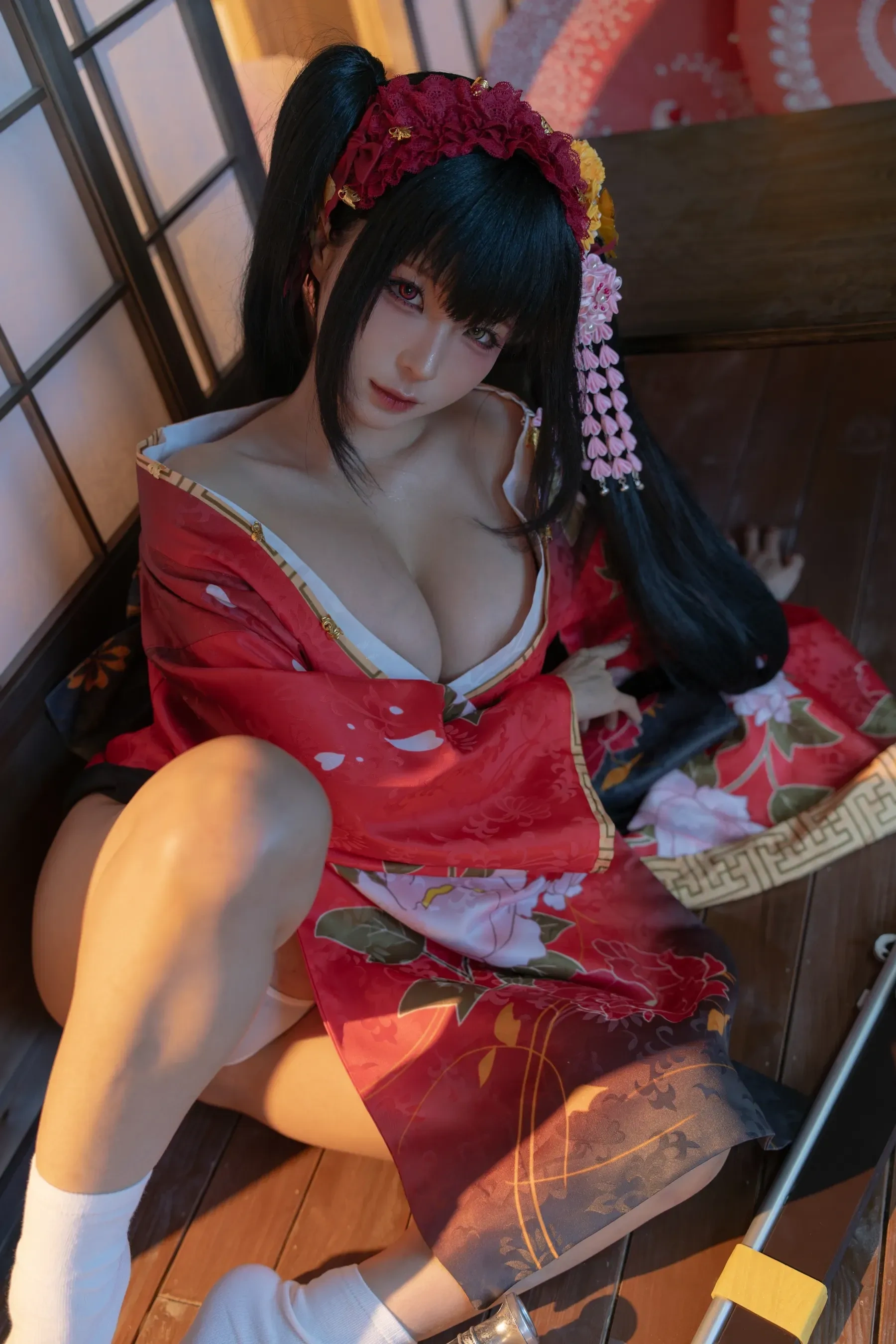 蠢沫沫 – 狂三和服 · 正片 [110P]
