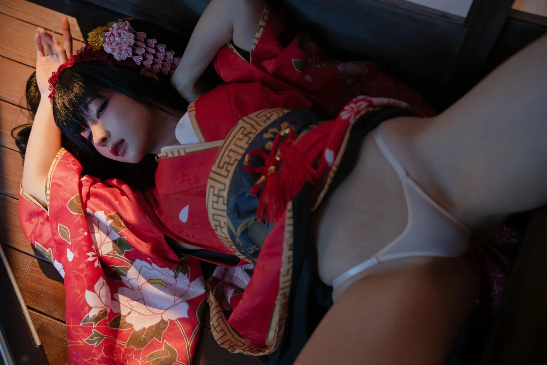 蠢沫沫 – 狂三和服 · 正片 [110P]