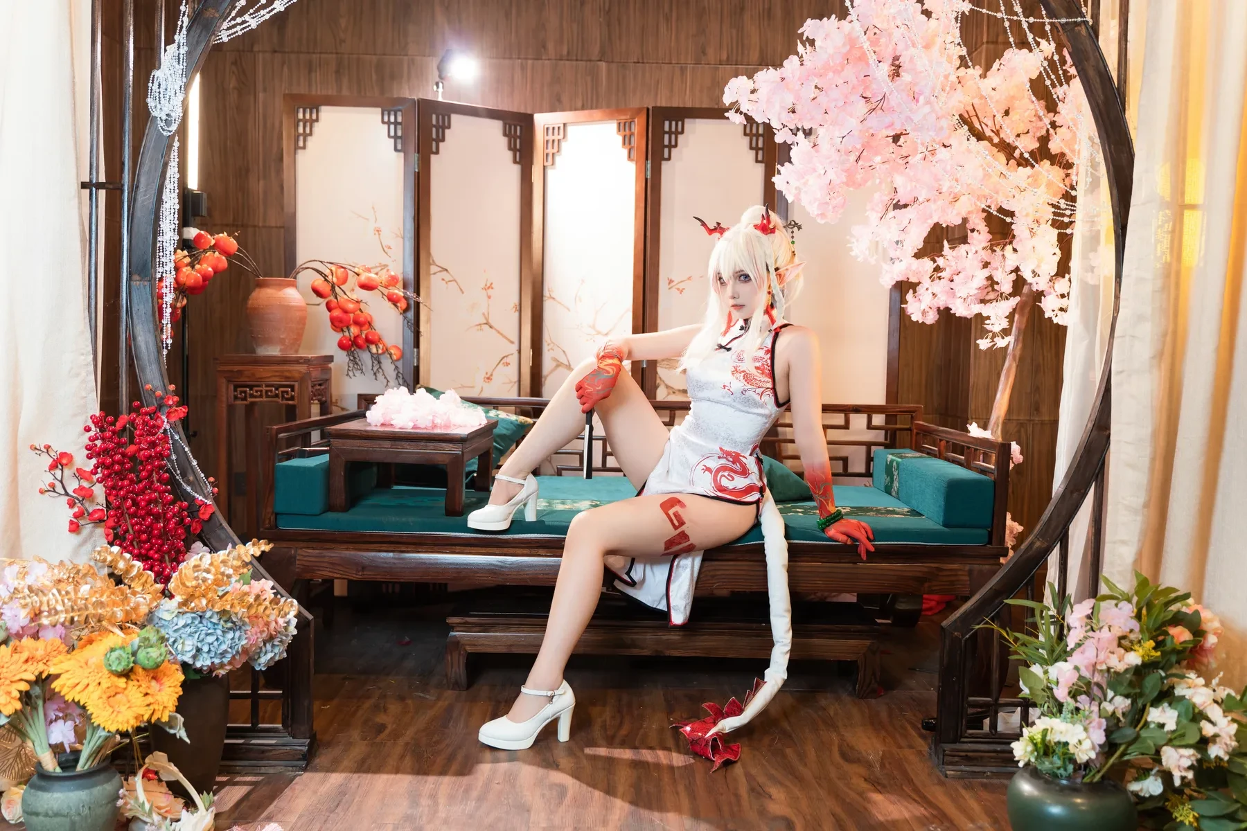 小和甜酒&橙风千雅 – 明日方舟年夕旗袍双人御守 [100P]