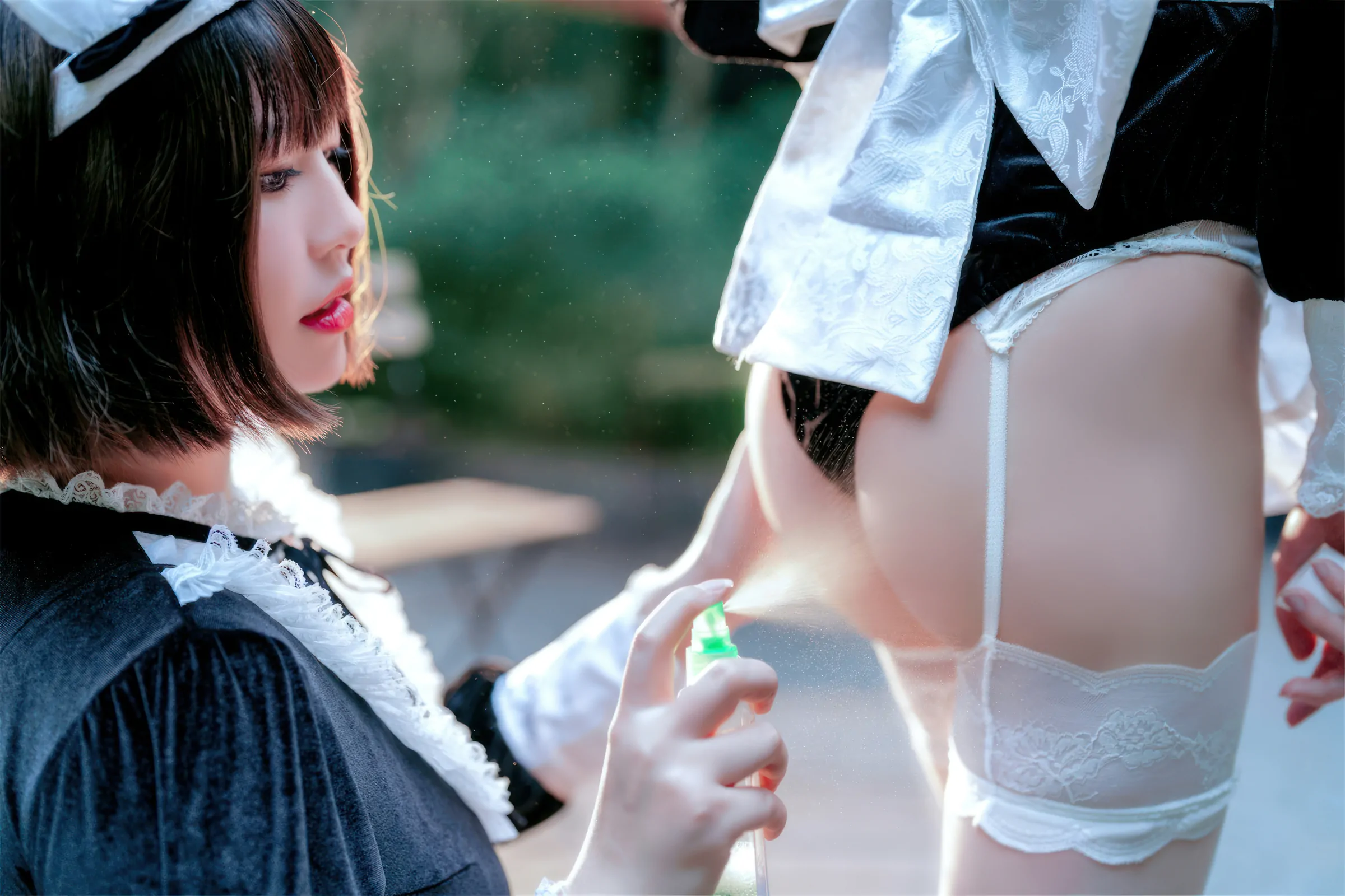 半半子&面饼仙儿 – メイド姉妹 [74P]