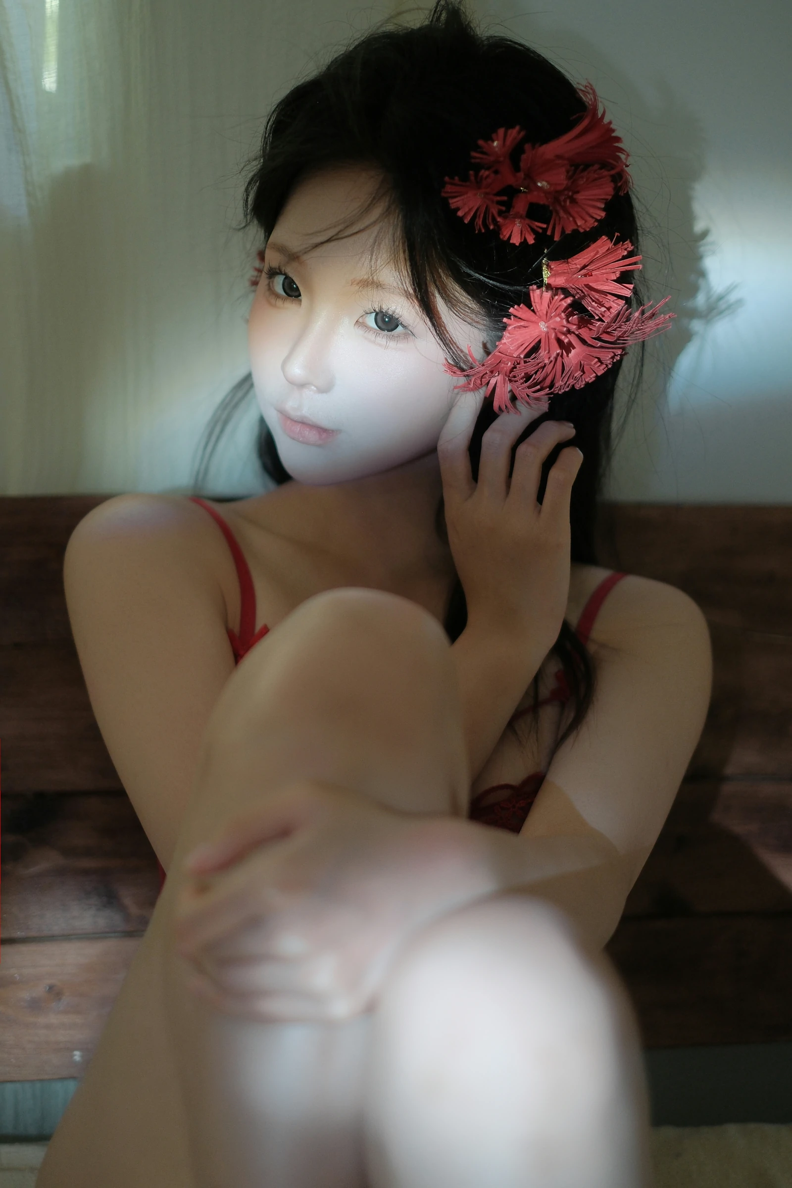 蠢沫沫 – 红 [29P]