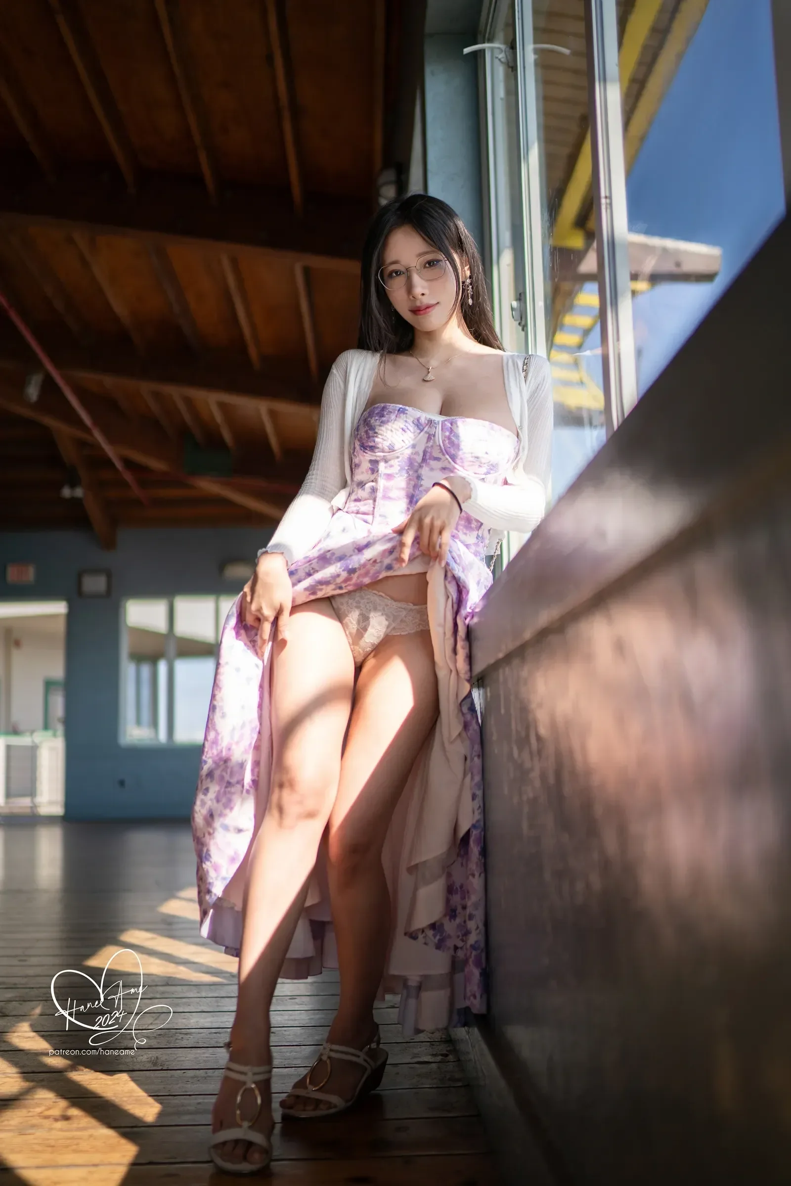 雨波_HaneAme – 波波日常 眼鏡女友 夏末回忆 [60P]