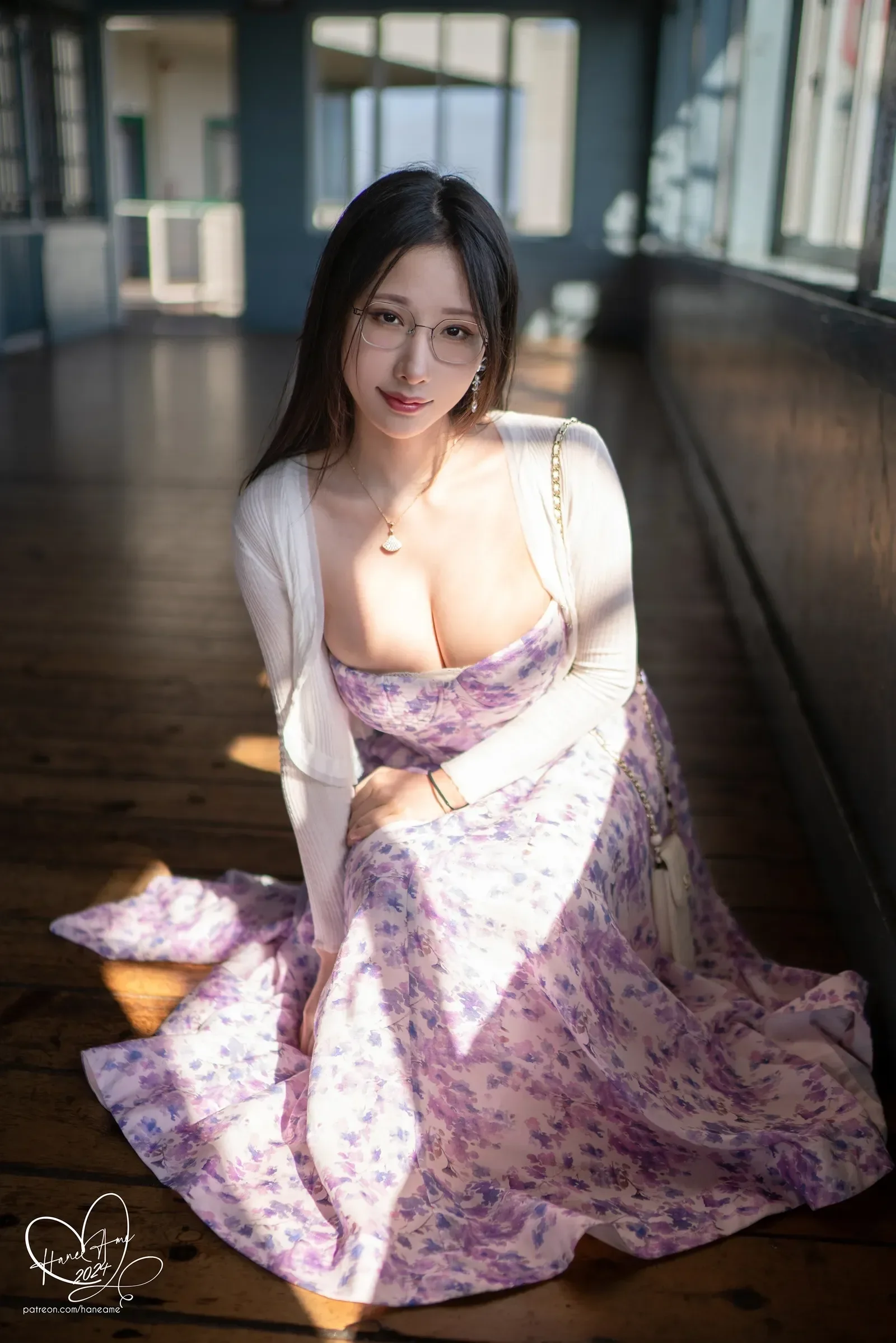 雨波_HaneAme – 波波日常 眼鏡女友 夏末回忆 [60P]