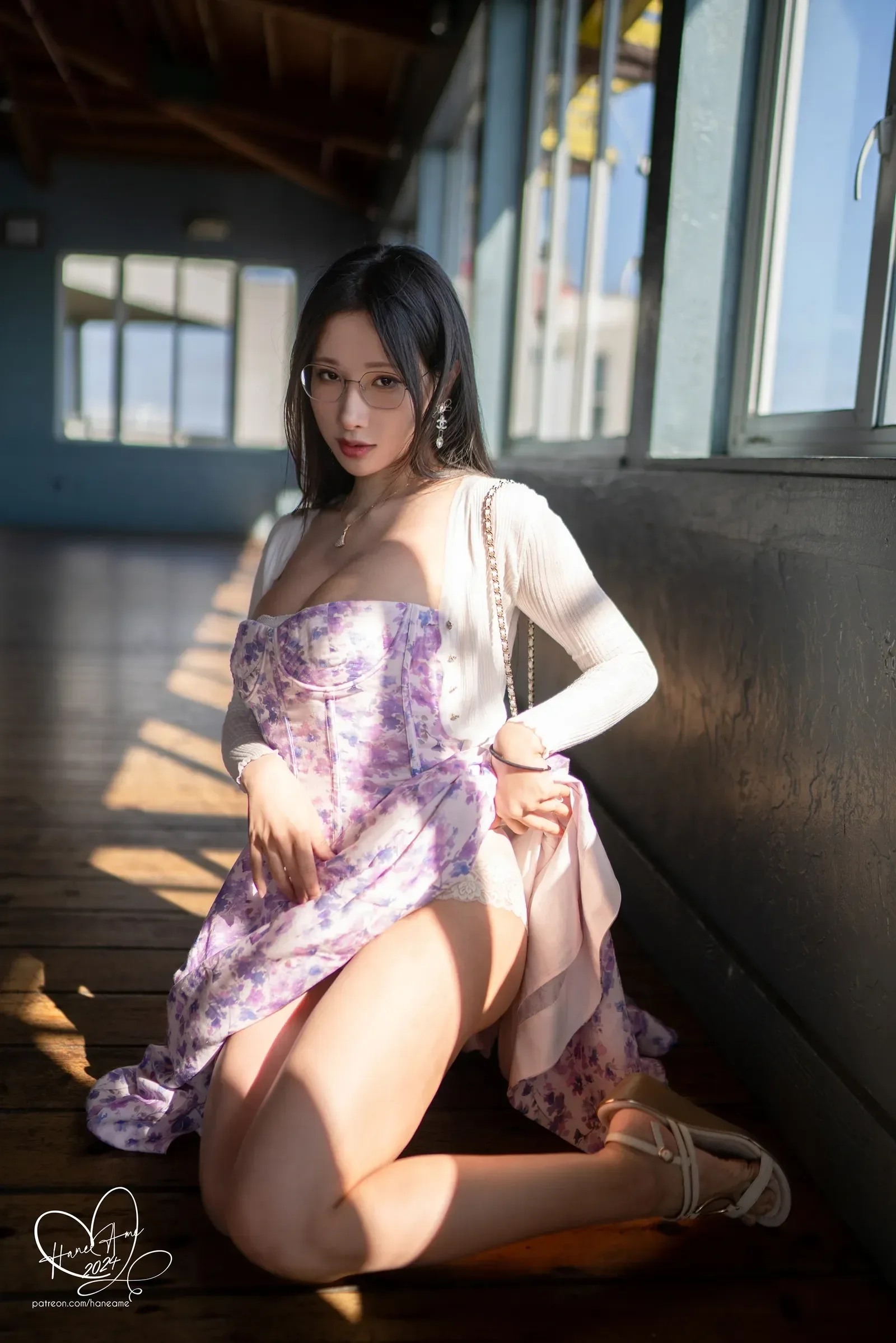 雨波_HaneAme – 波波日常 眼鏡女友 夏末回忆 [60P]