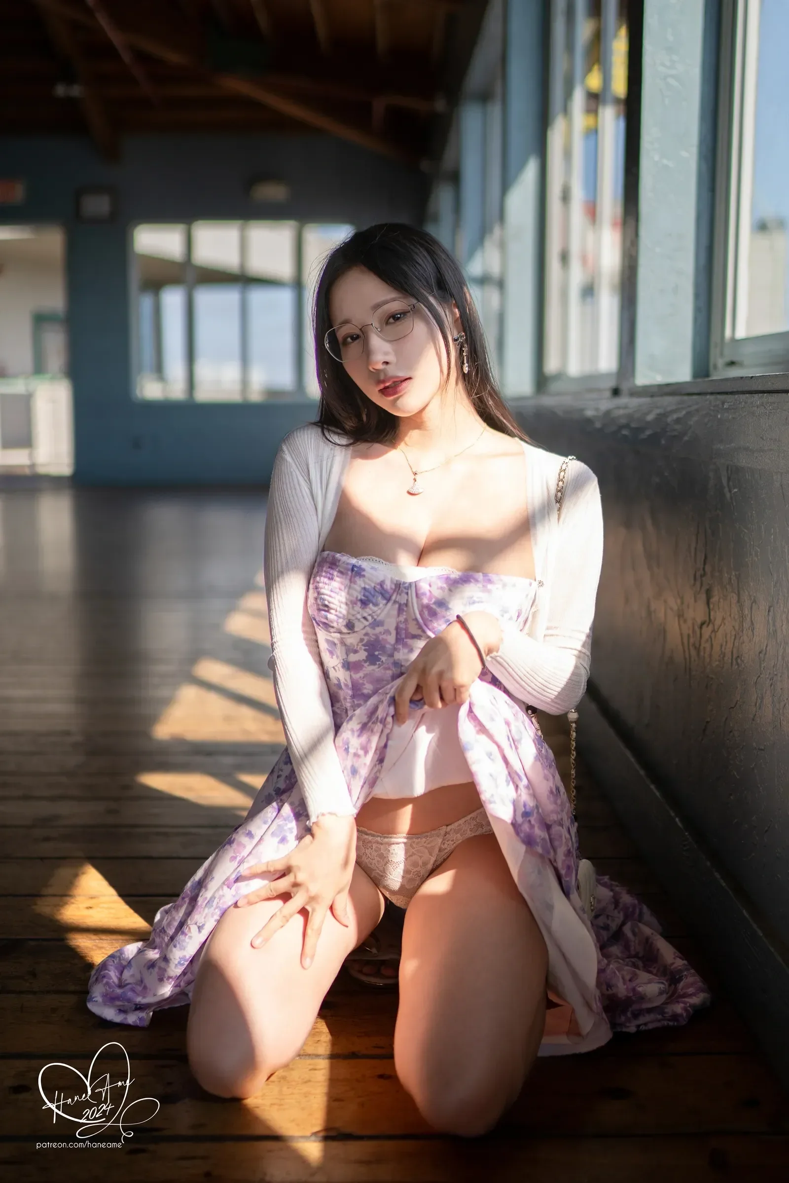 雨波_HaneAme – 波波日常 眼鏡女友 夏末回忆 [60P]
