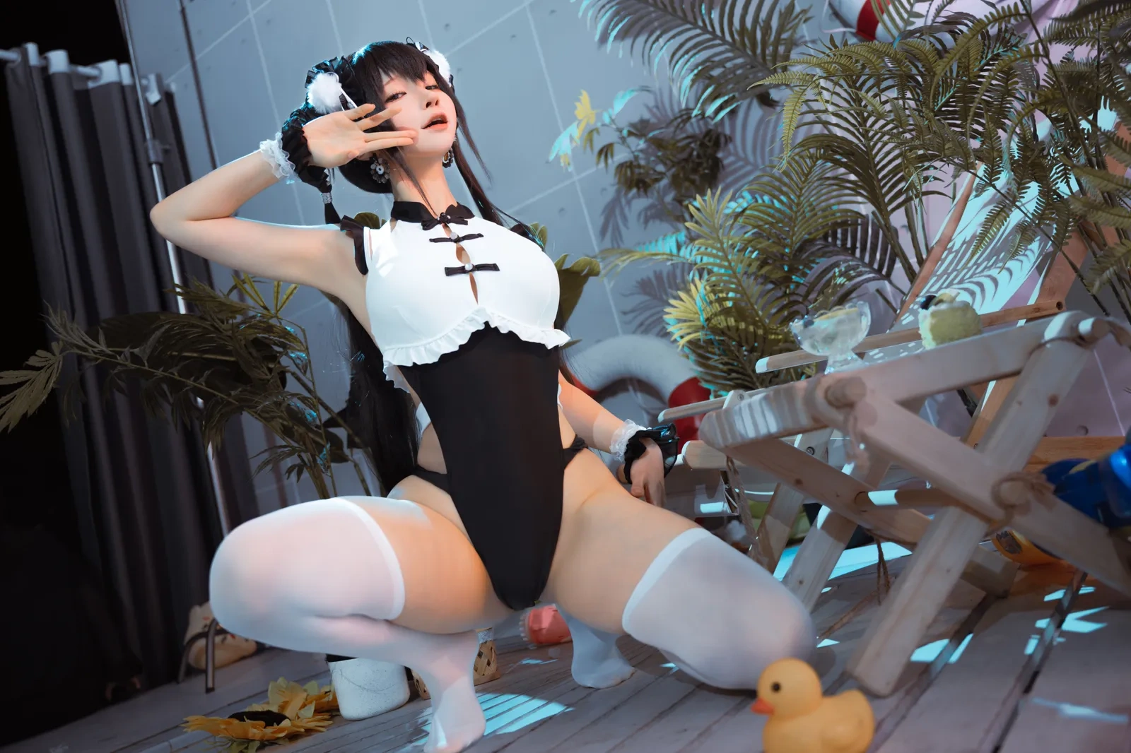 蠢沫沫 – 熊猫娘 [105P]