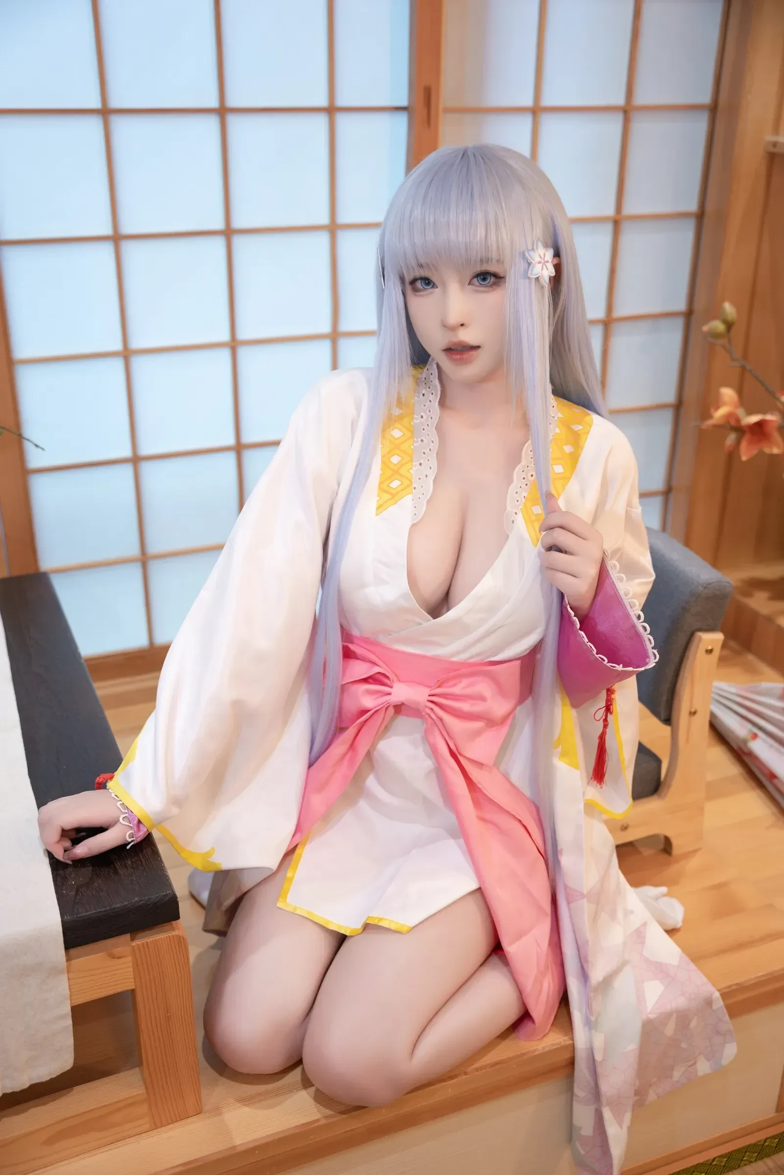 清水由乃 – 美少女万华镜 雪女原服 [58P]