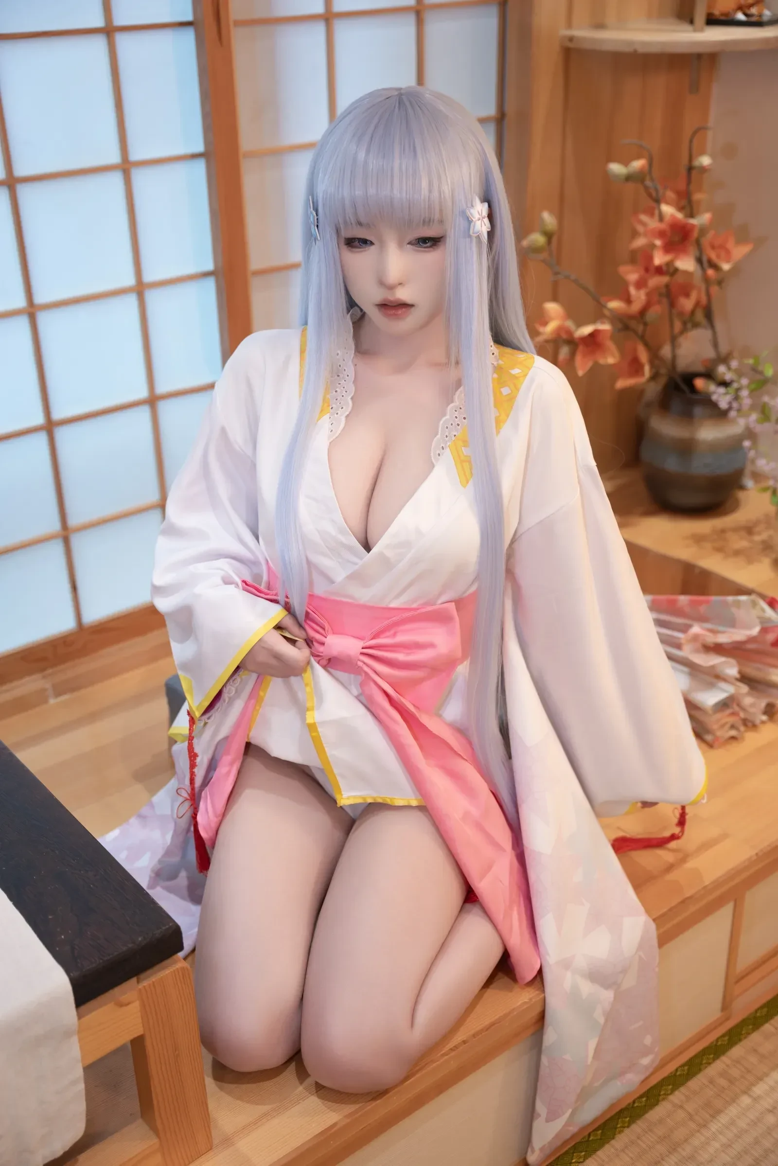 清水由乃 – 美少女万华镜 雪女原服 [58P]