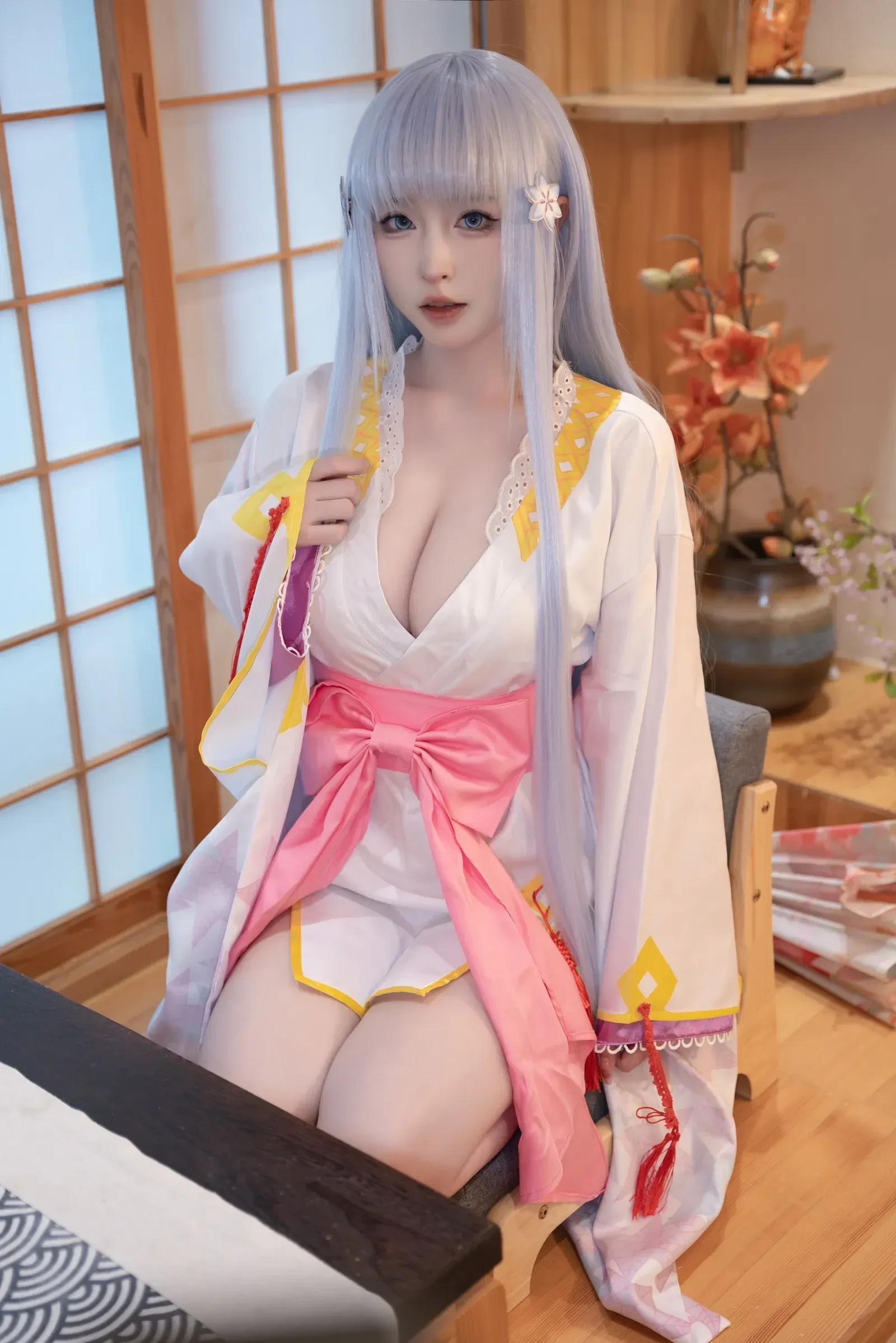 清水由乃 – 美少女万华镜 雪女原服 [58P]
