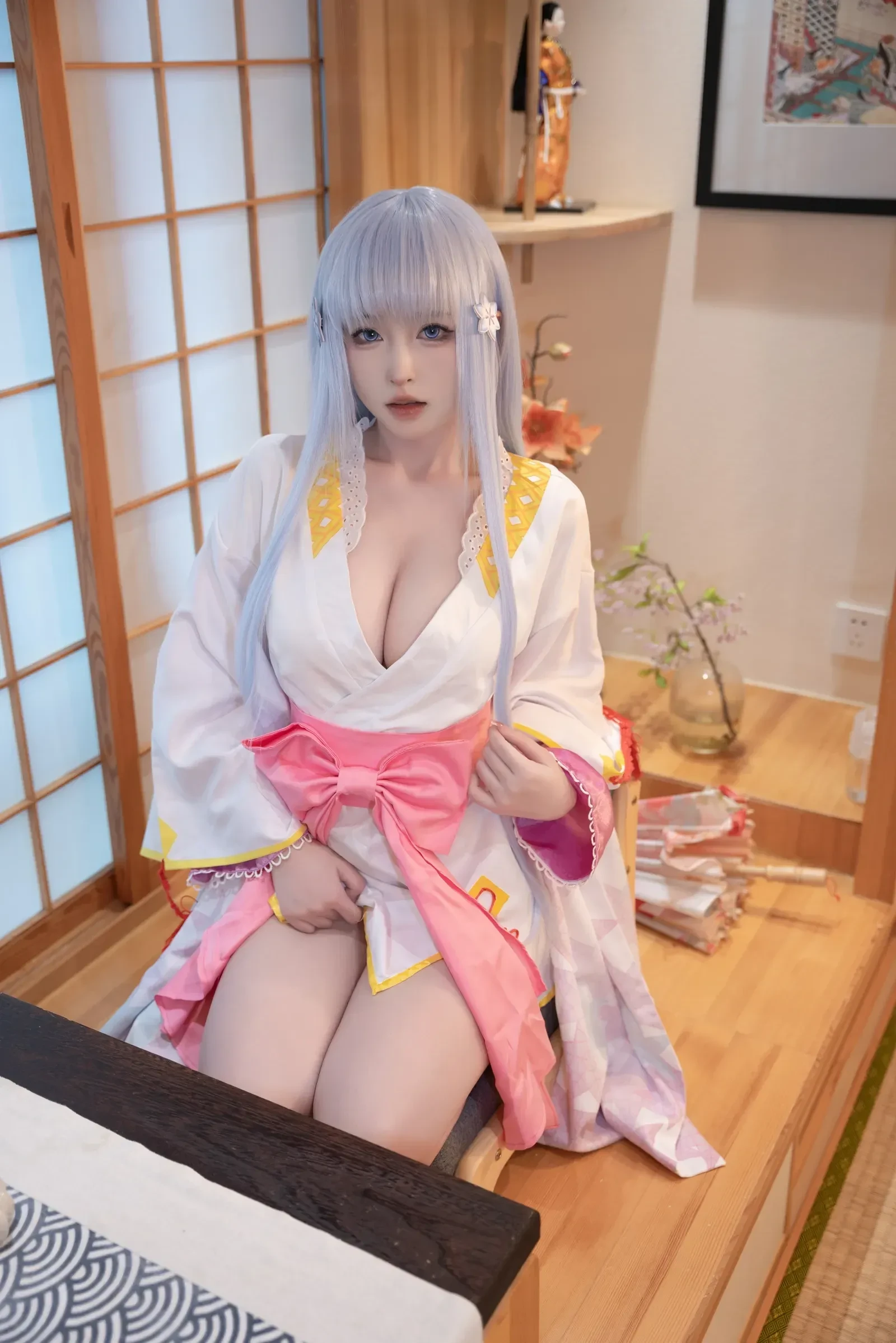 清水由乃 – 美少女万华镜 雪女原服 [58P]