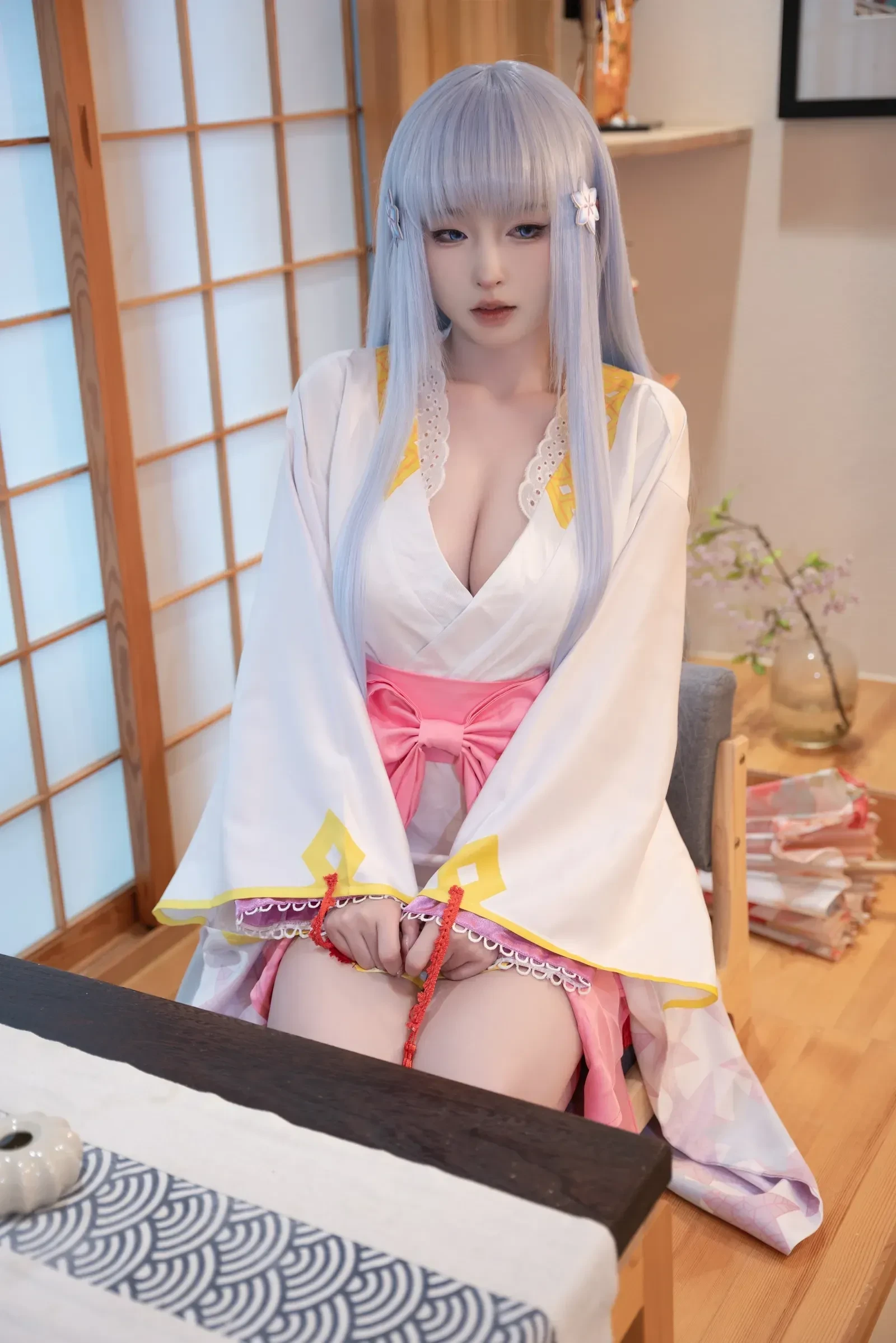 清水由乃 – 美少女万华镜 雪女原服 [58P]