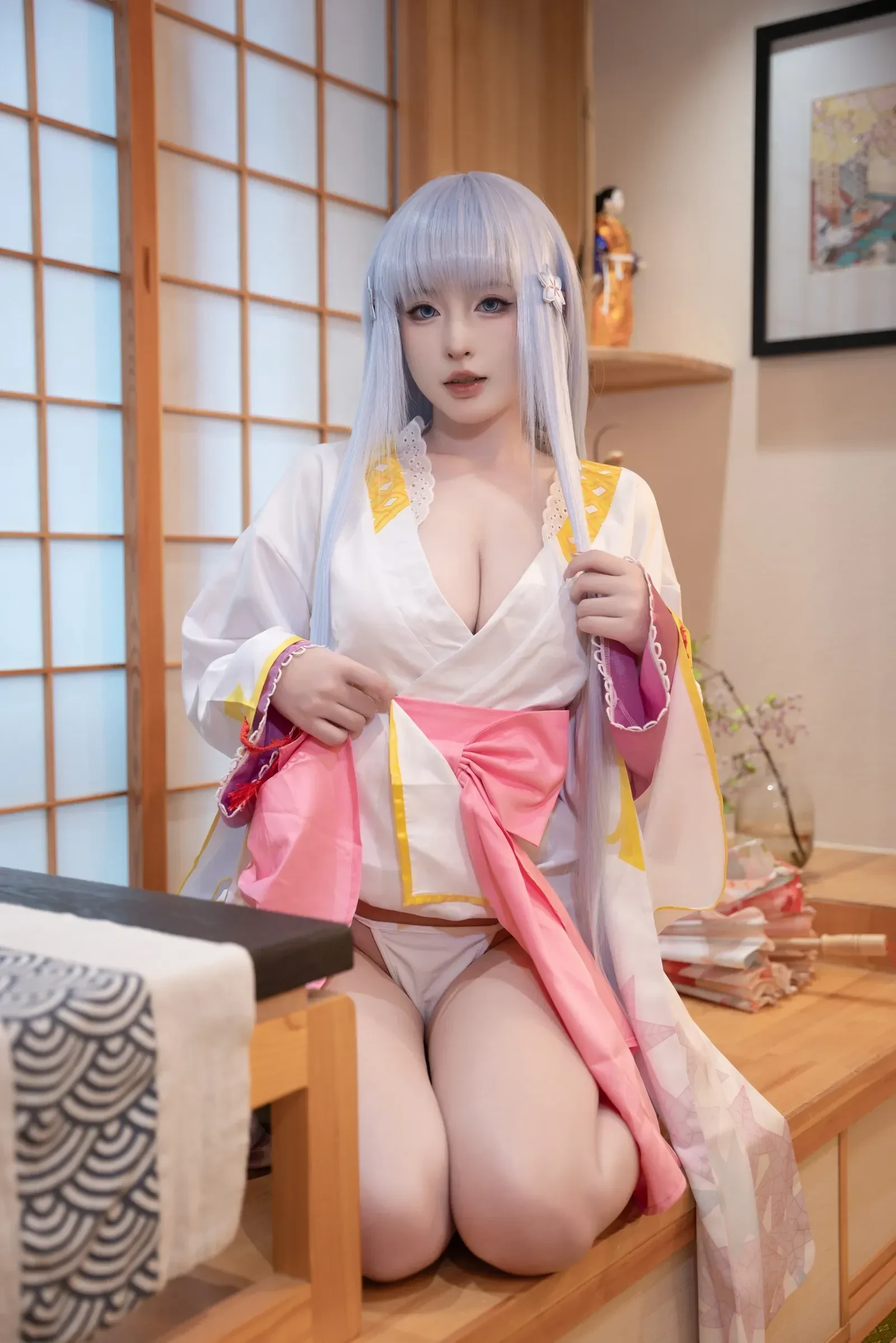 清水由乃 – 美少女万华镜 雪女原服 [58P]