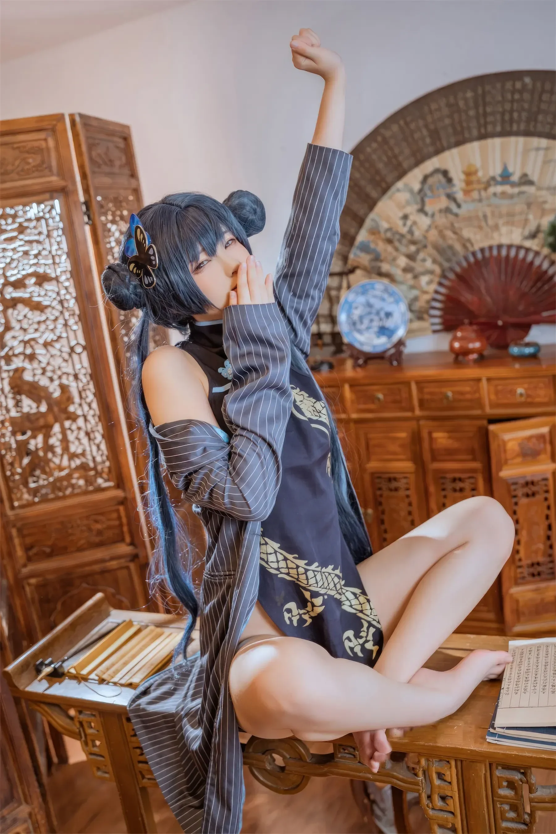 Quan冉有点饿 – 妃咲 [62P]
