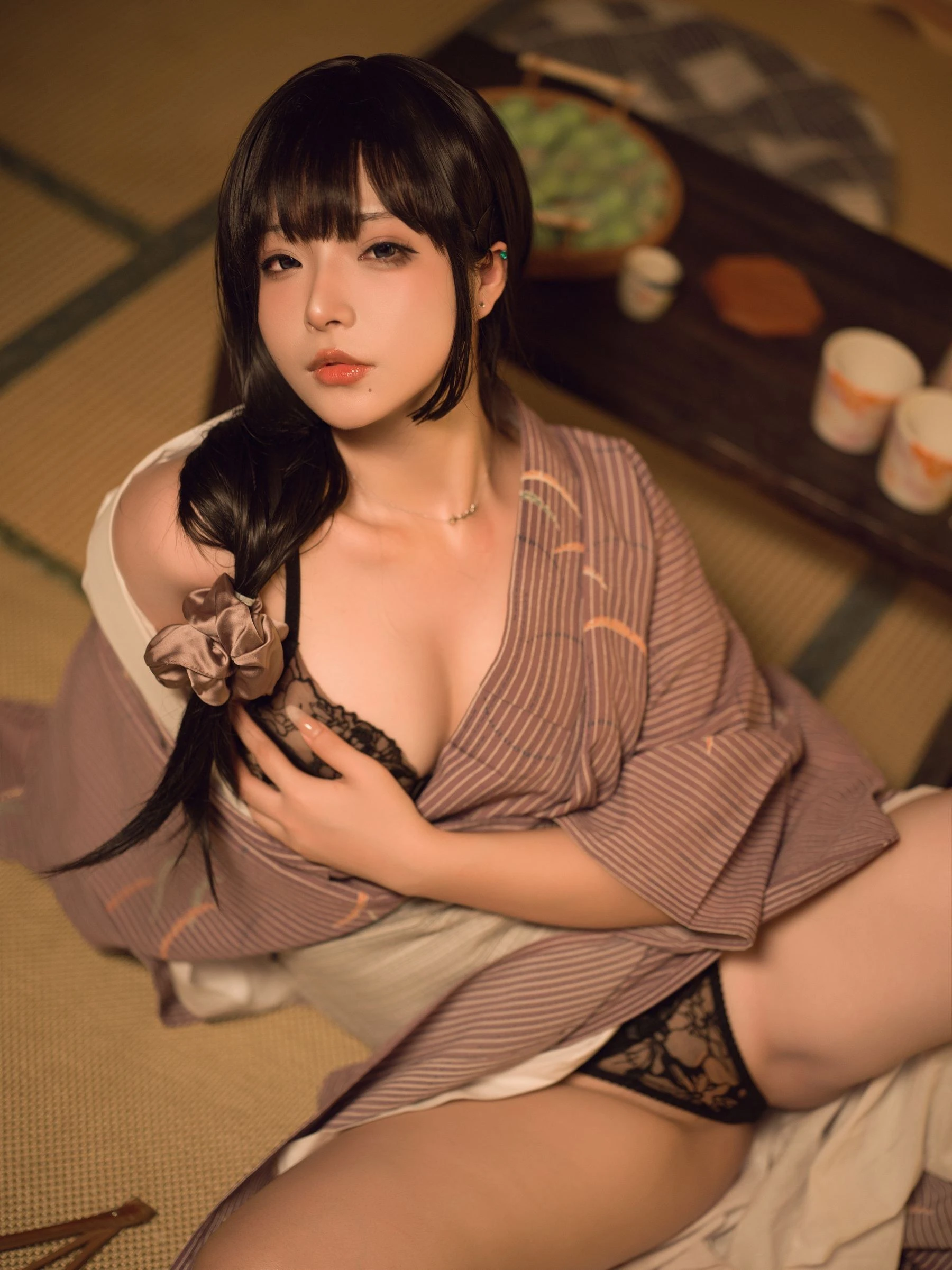 yuuhui玉汇 – 独居的寡姐 [100P]