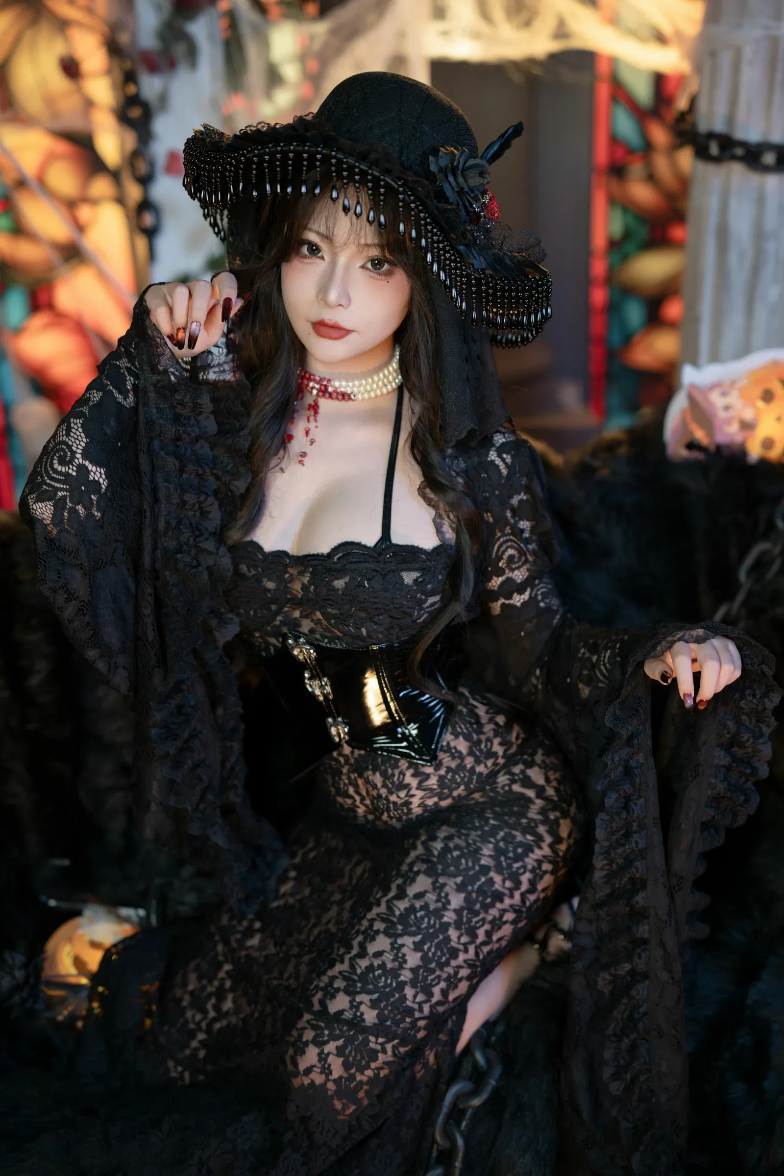 yuuhui玉汇 – 万圣节特辑 – 魔女狂欢夜 [132P]