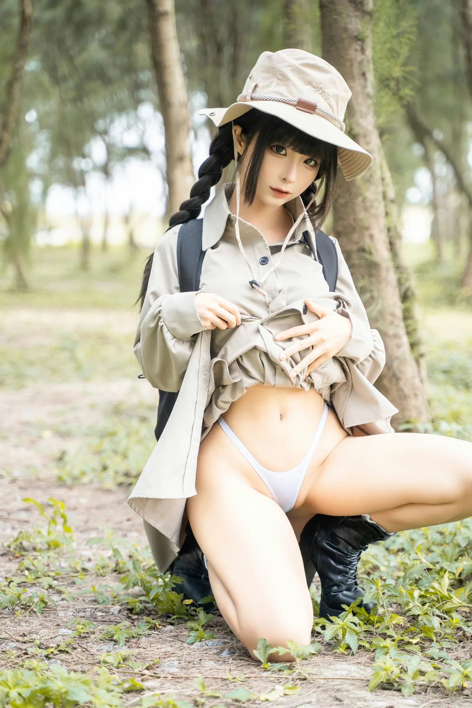 蠢沫沫 – 露营 [53P]