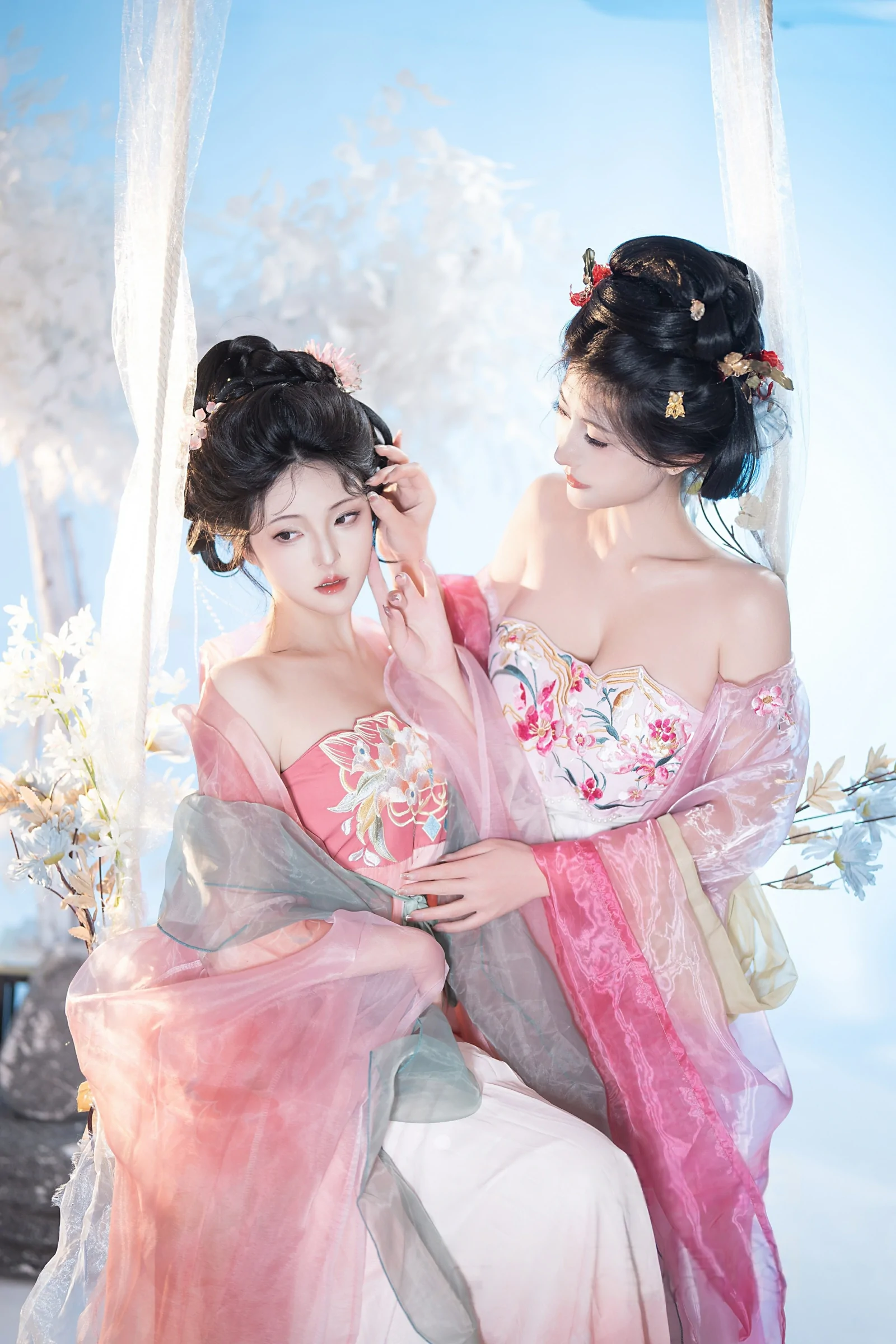 Natsuko夏夏子&星澜 – 瑶池洗凝脂 [77P]