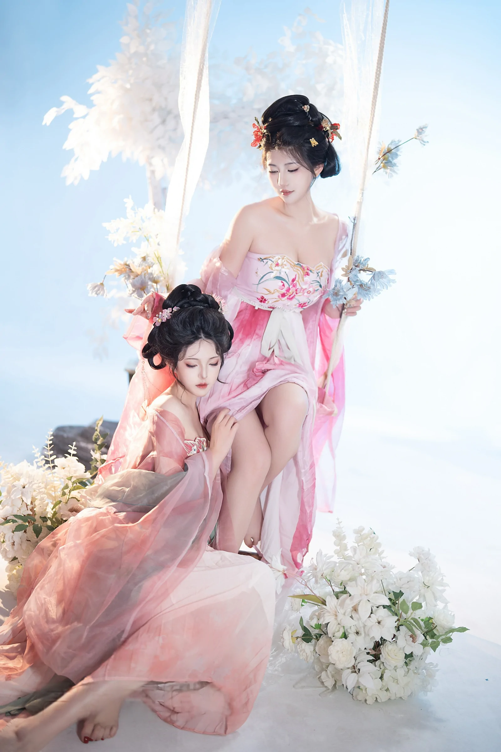 Natsuko夏夏子&星澜 – 瑶池洗凝脂 [77P]