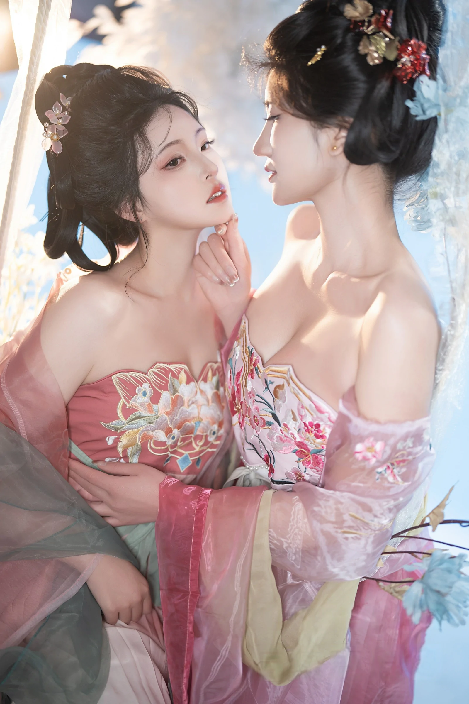Natsuko夏夏子&星澜 – 瑶池洗凝脂 [77P]