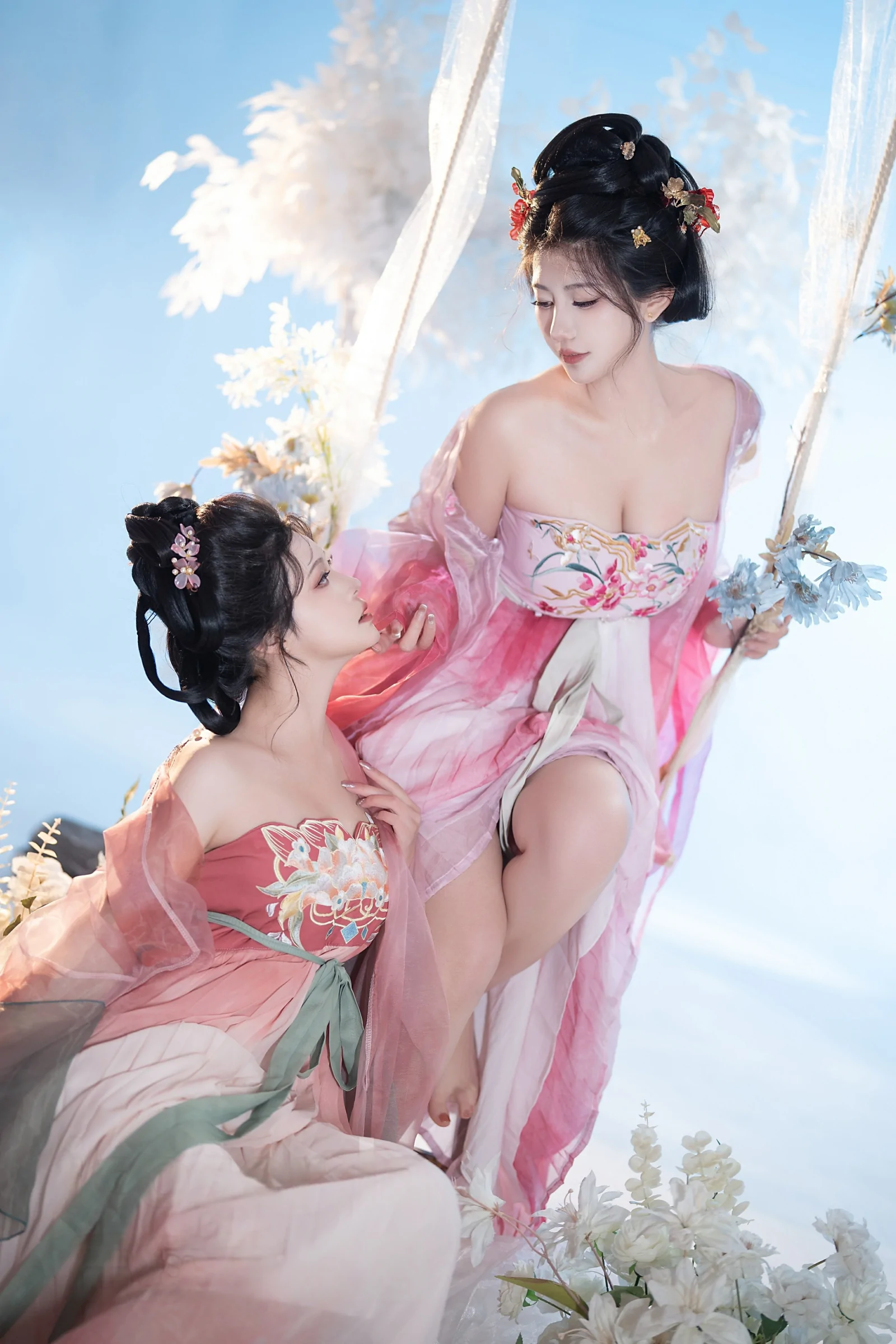 Natsuko夏夏子&星澜 – 瑶池洗凝脂 [77P]