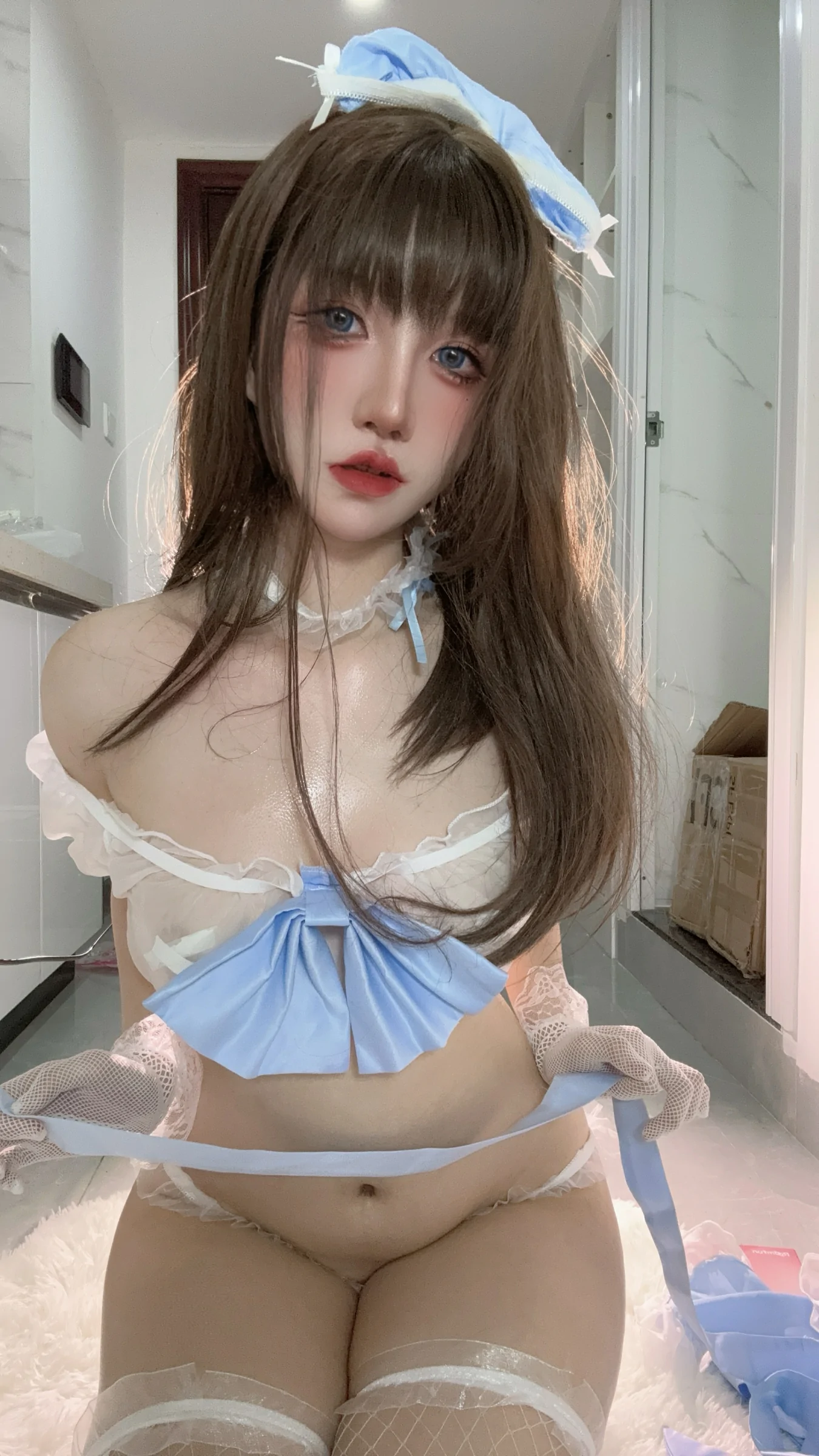 阿薰kaOri – 蓝色奶油蛋糕 [19P]