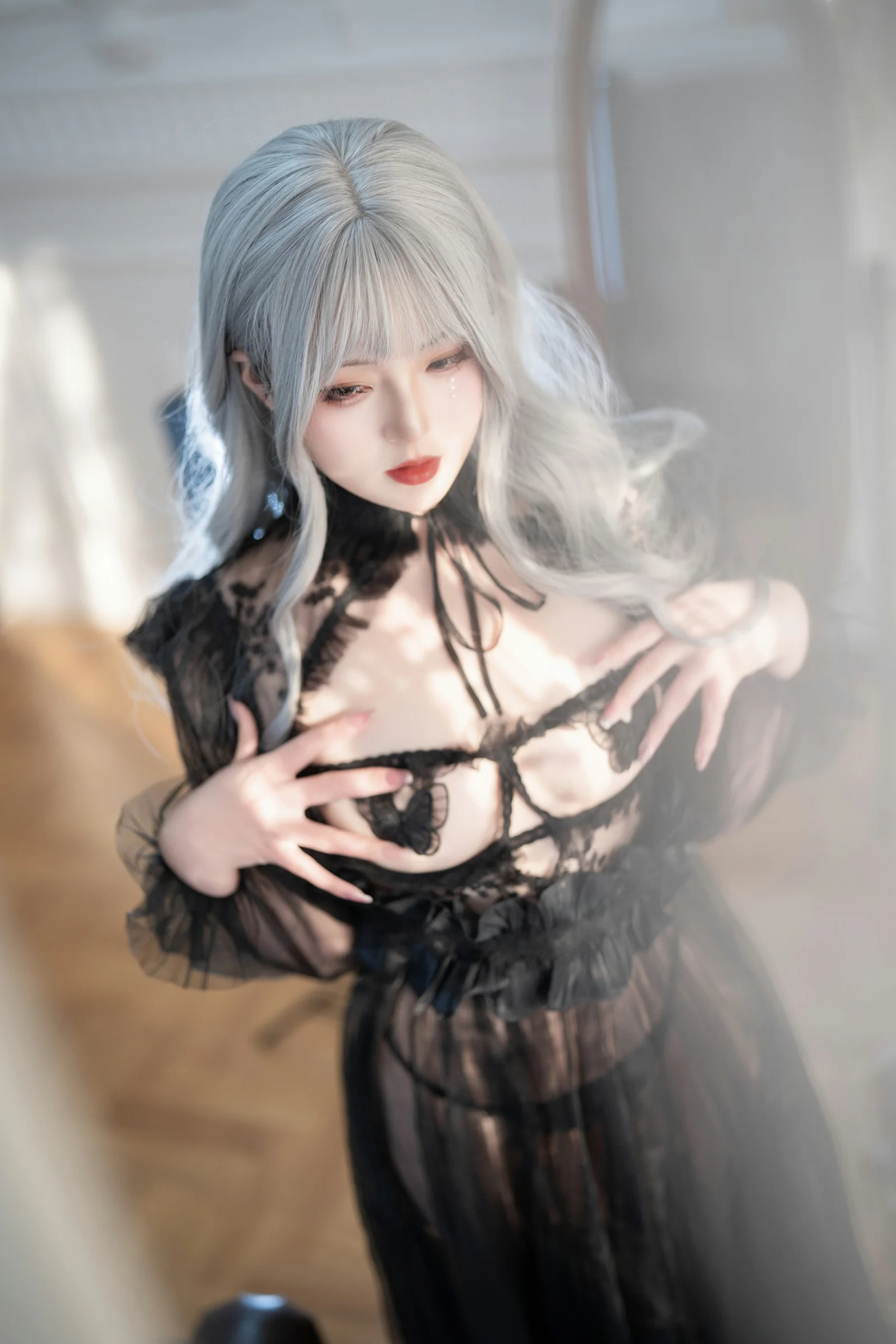 Natsuko夏夏子 – 黑蝴蝶 [62P]