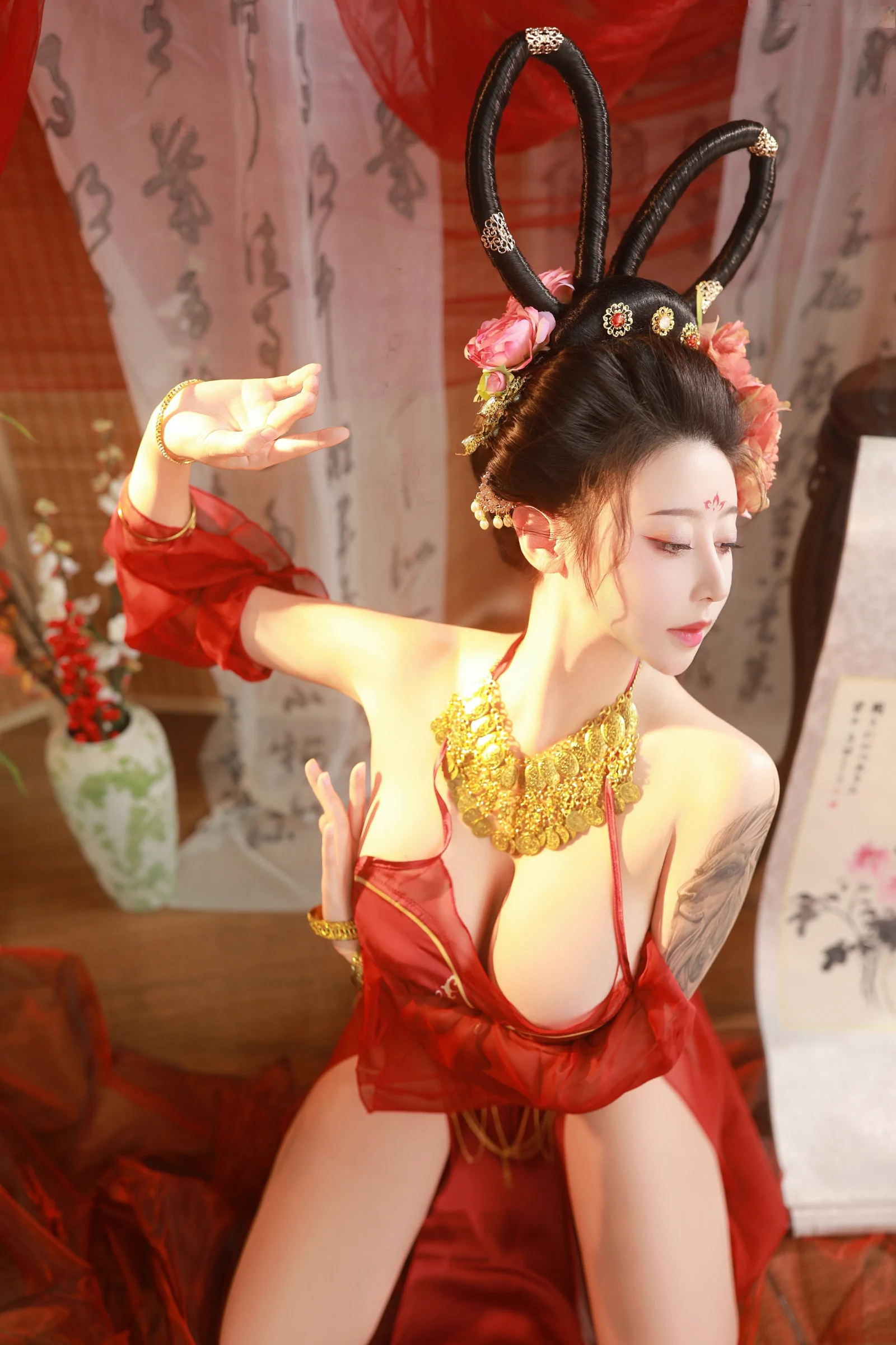 奈汐酱nice – 赤帐舞 [67P]