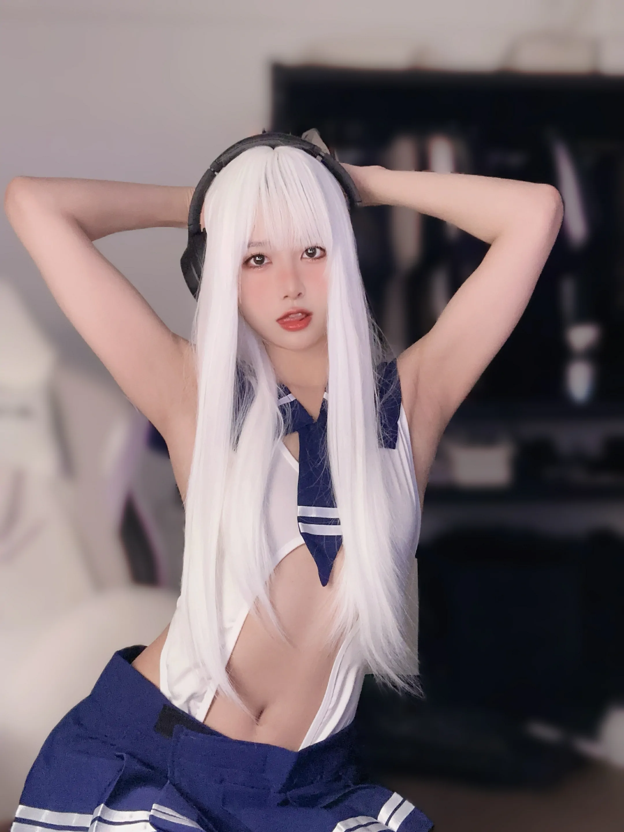 布丁大法 – 白毛女友 [27P]