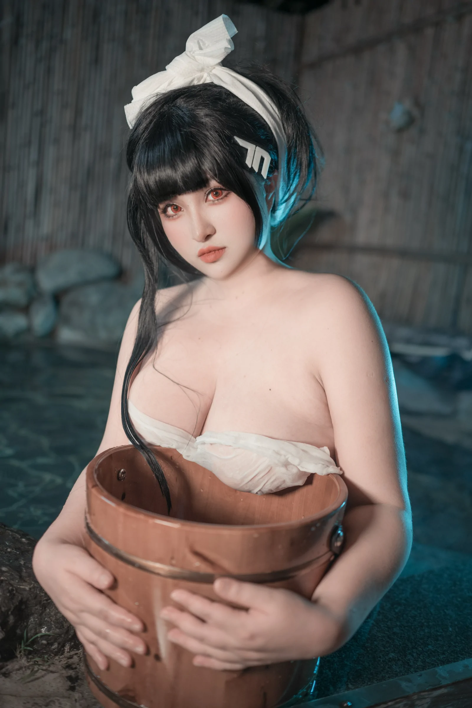夏鸽鸽不想起床&上杉绘黎落&滢妹 – 温泉假日 [46P]