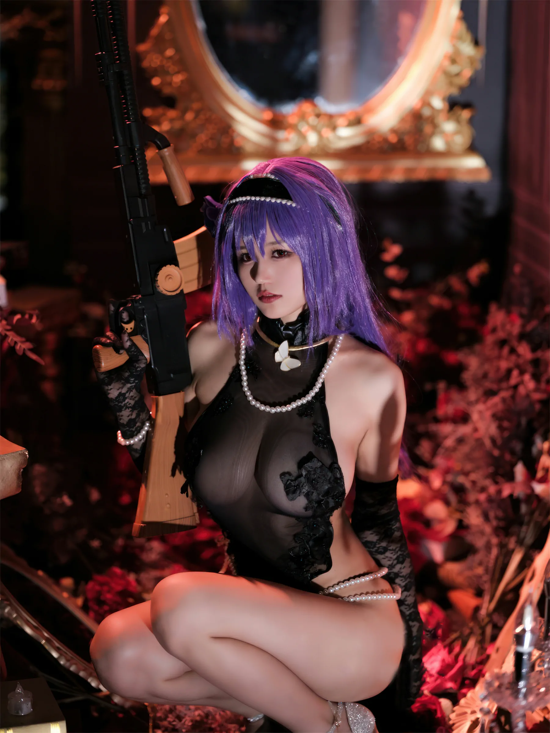 小仓千代w – 少女前线 ZB26 暗蔷摇曳 [20P]