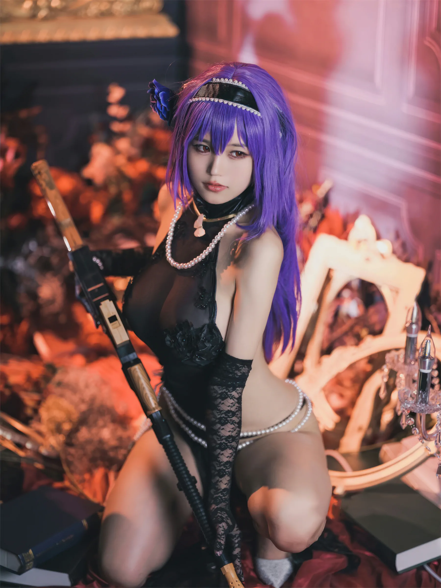 小仓千代w – 少女前线 ZB26 暗蔷摇曳 [20P]