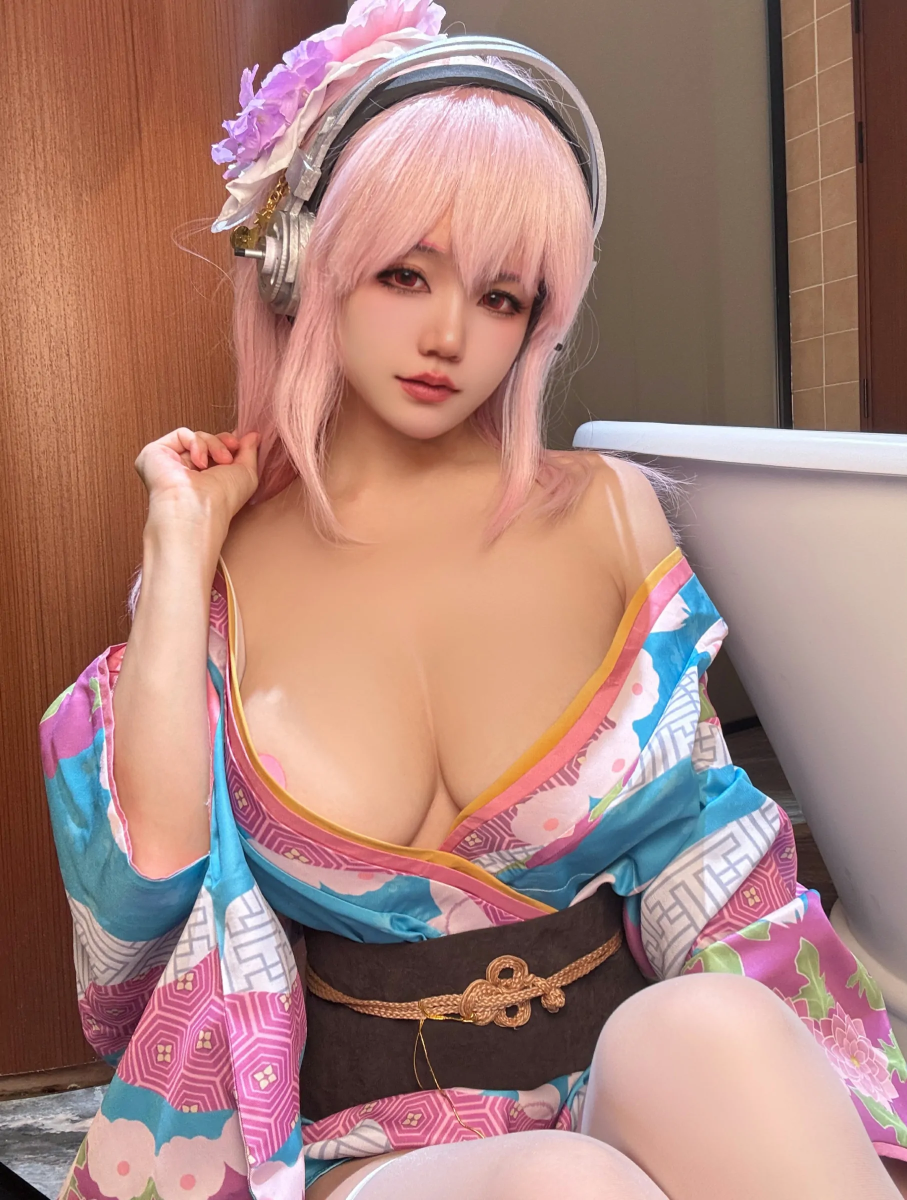小仓千代w - 超级索尼子浴衣 [56P]