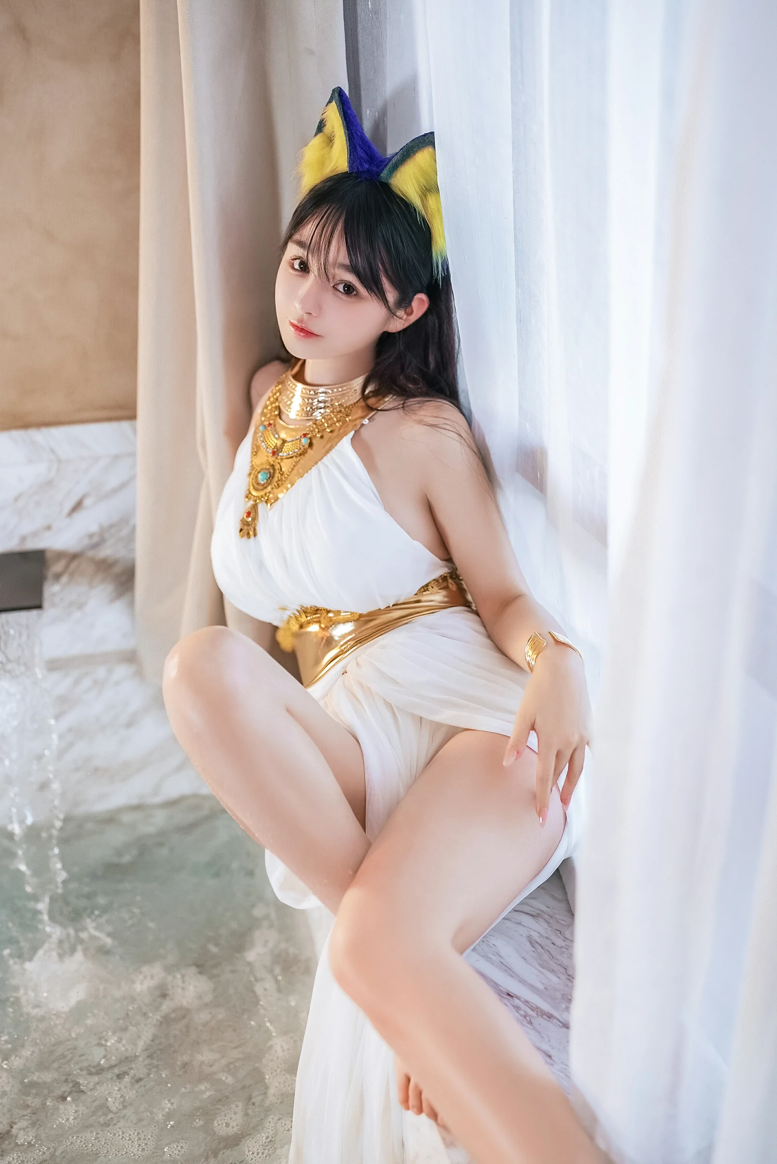 桜井宁宁 - 白色猫娘 [132P]