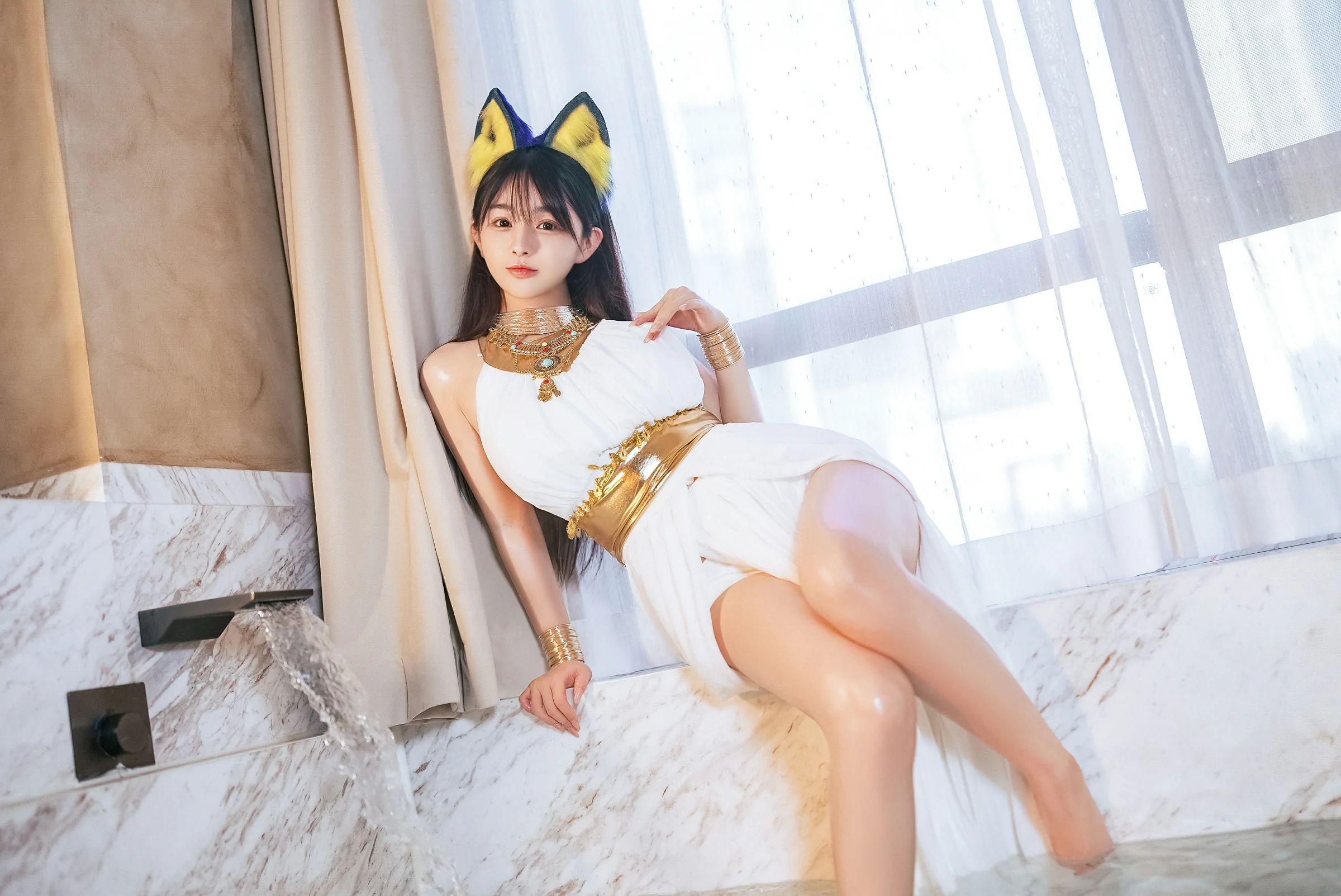 桜井宁宁 - 白色猫娘 [132P]