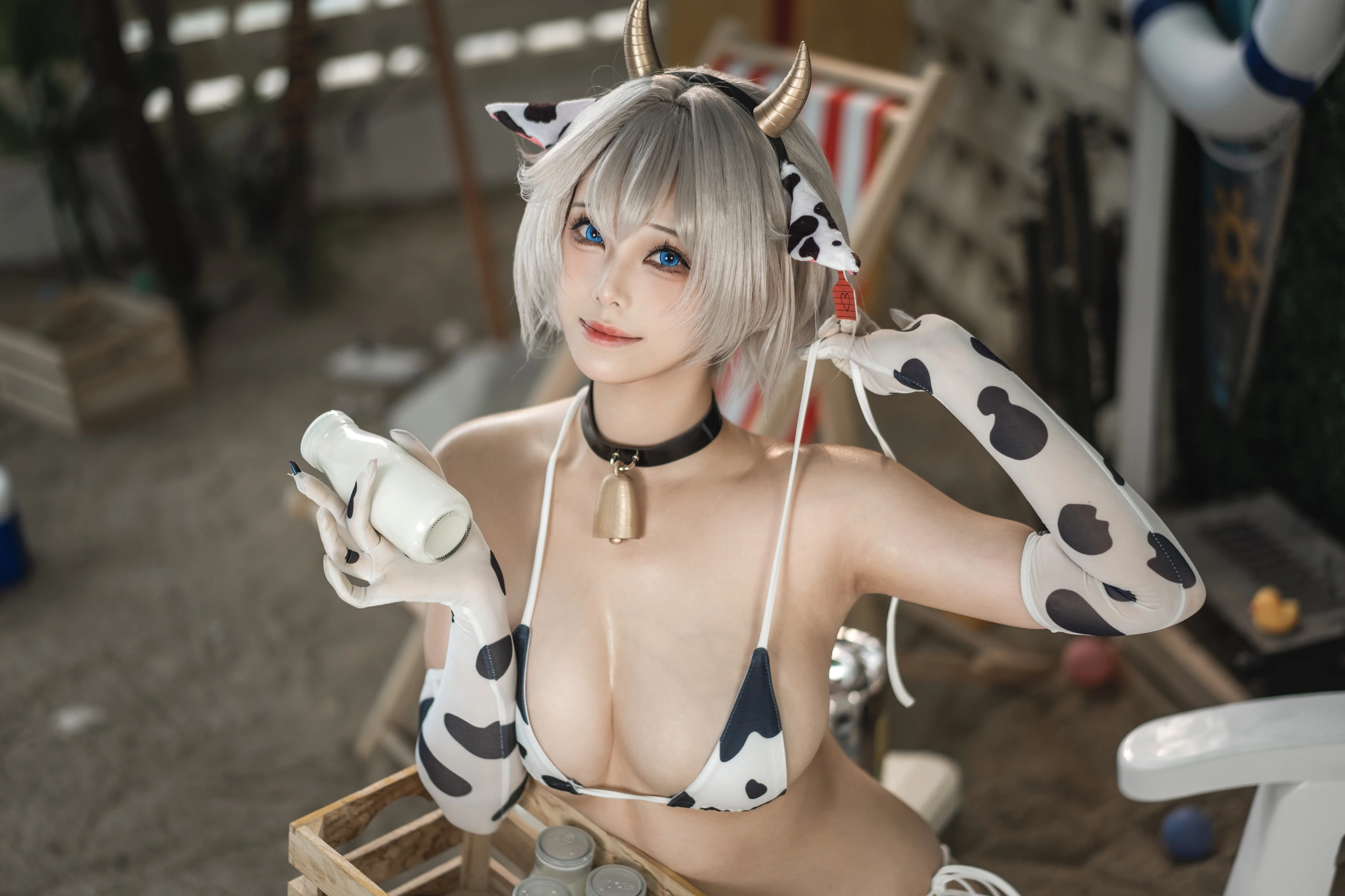 蜜汁猫裘 – 棕色尘埃奶牛 [173P]
