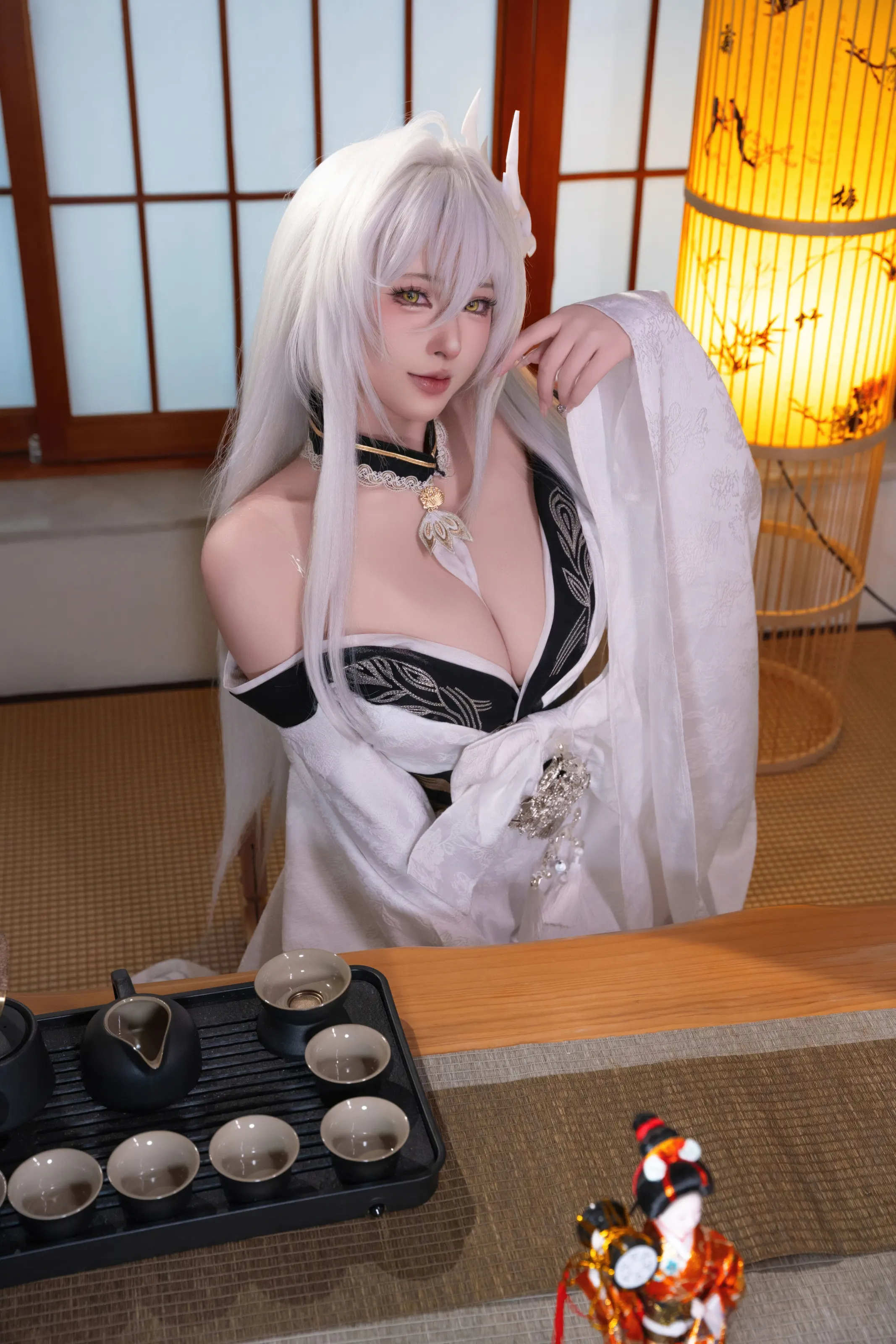 清水由乃 – 碧蓝航线 白凤和服 [76P]